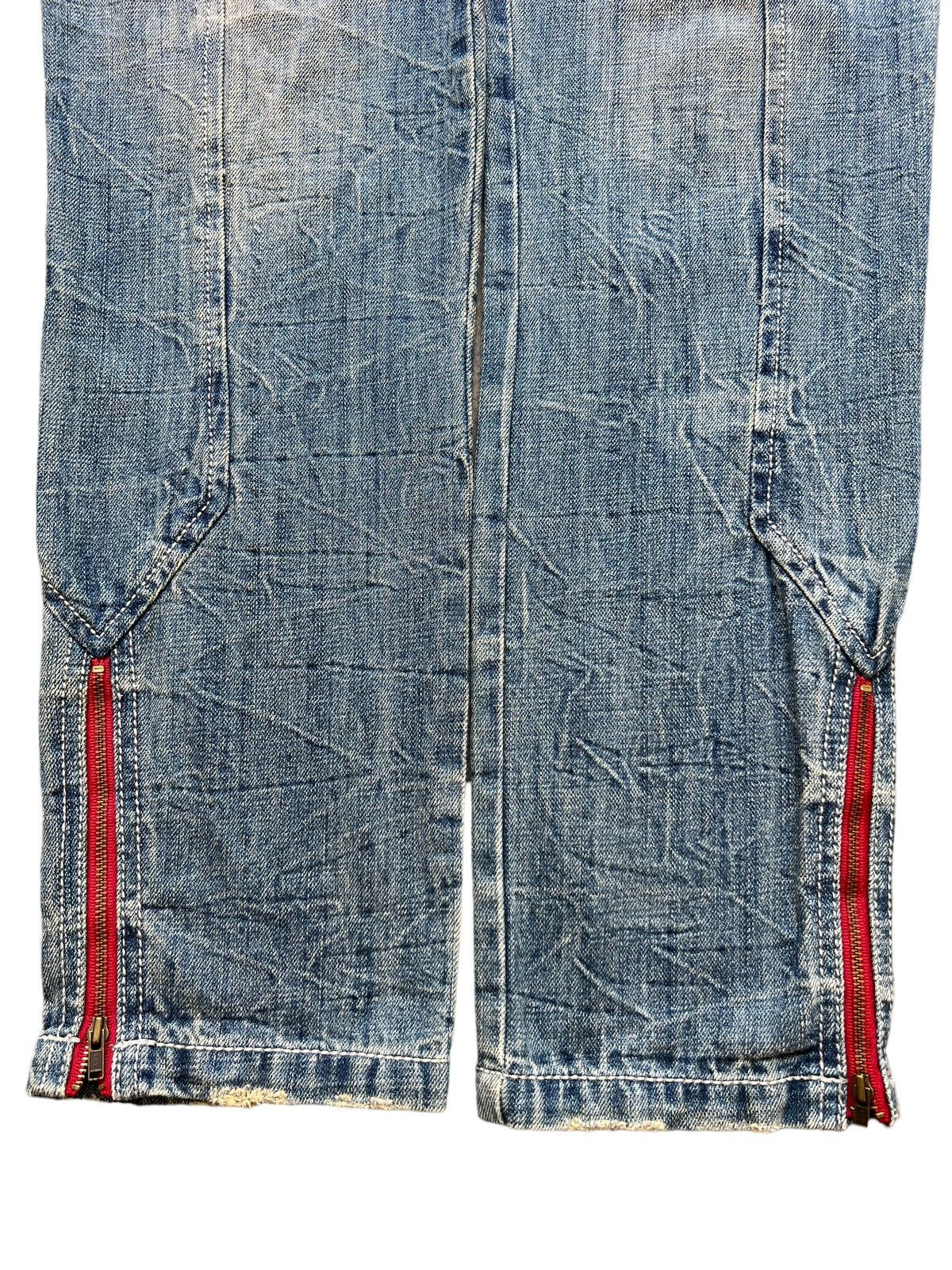 Beauty Beast × Japanese Brand Vintage Distressed Denim Ripped Rusty Skinny Jeans 30 Size 30" / US 8 / IT 44 - 5 Thumbnail