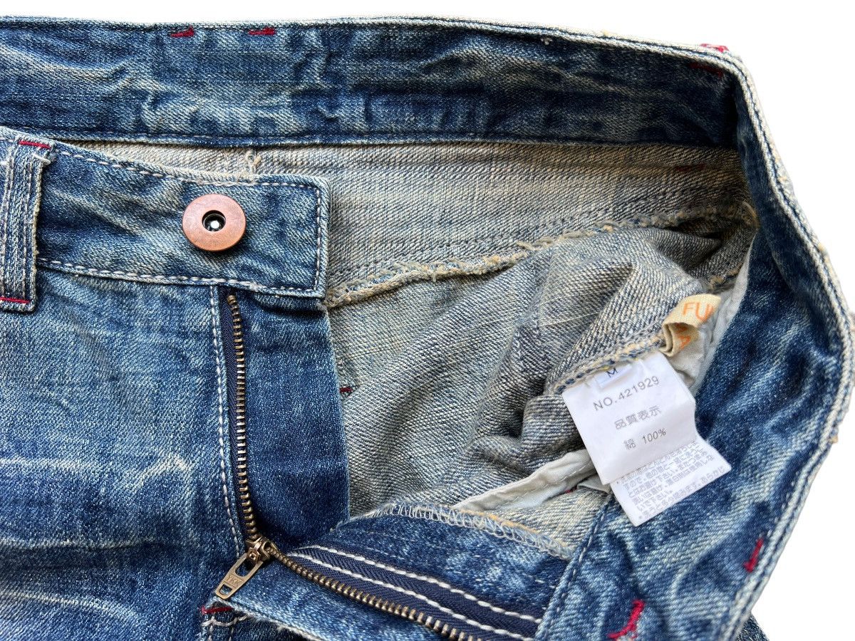 Beauty Beast × Japanese Brand Vintage Distressed Denim Ripped Rusty Skinny Jeans 30 Size 30" / US 8 / IT 44 - 11 Thumbnail