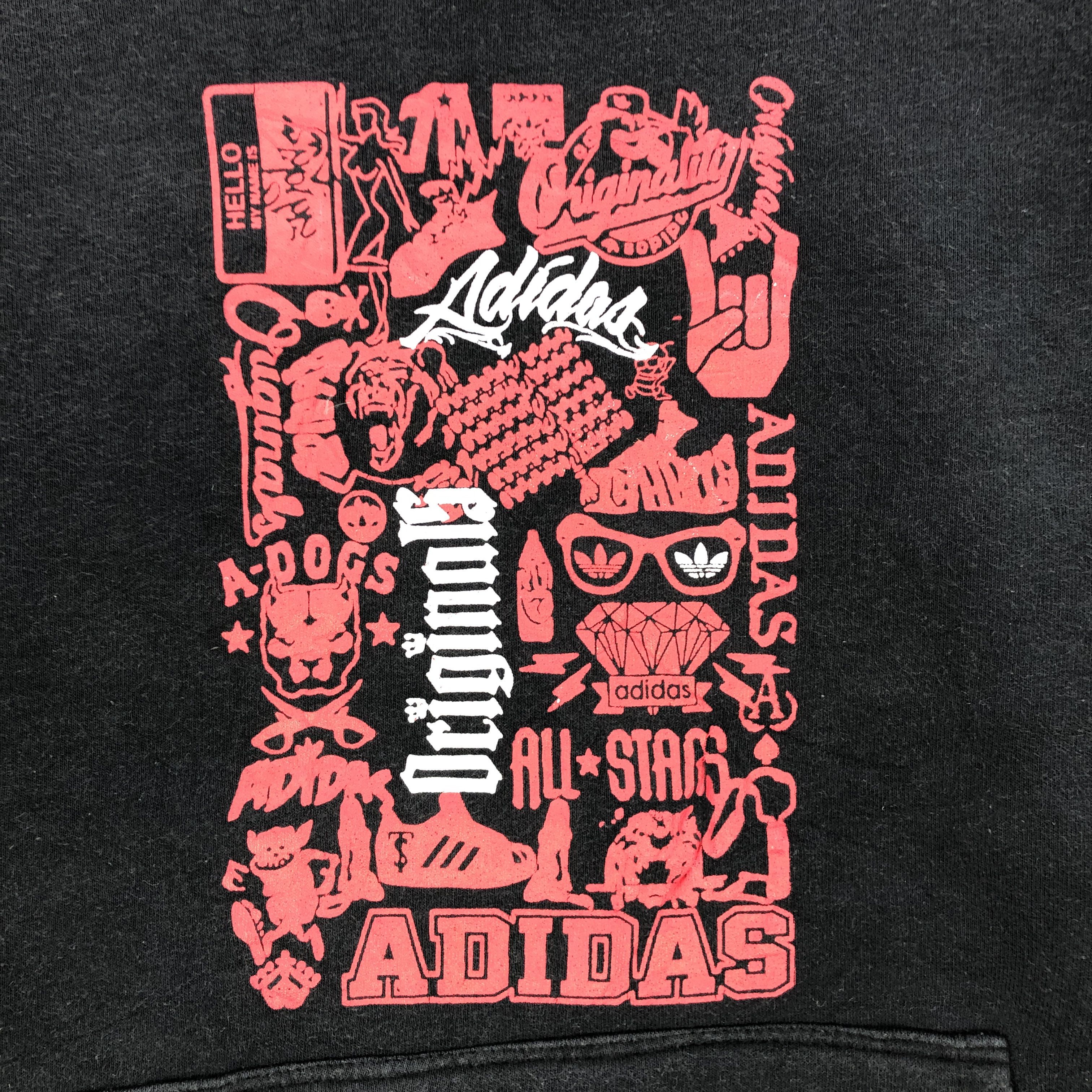Japanese Brand × Vintage Vintage Adidas Hoodie Sweater Sweatshirt Jumper | AC21405. Size S / US 4 / IT 40 - 5 Thumbnail