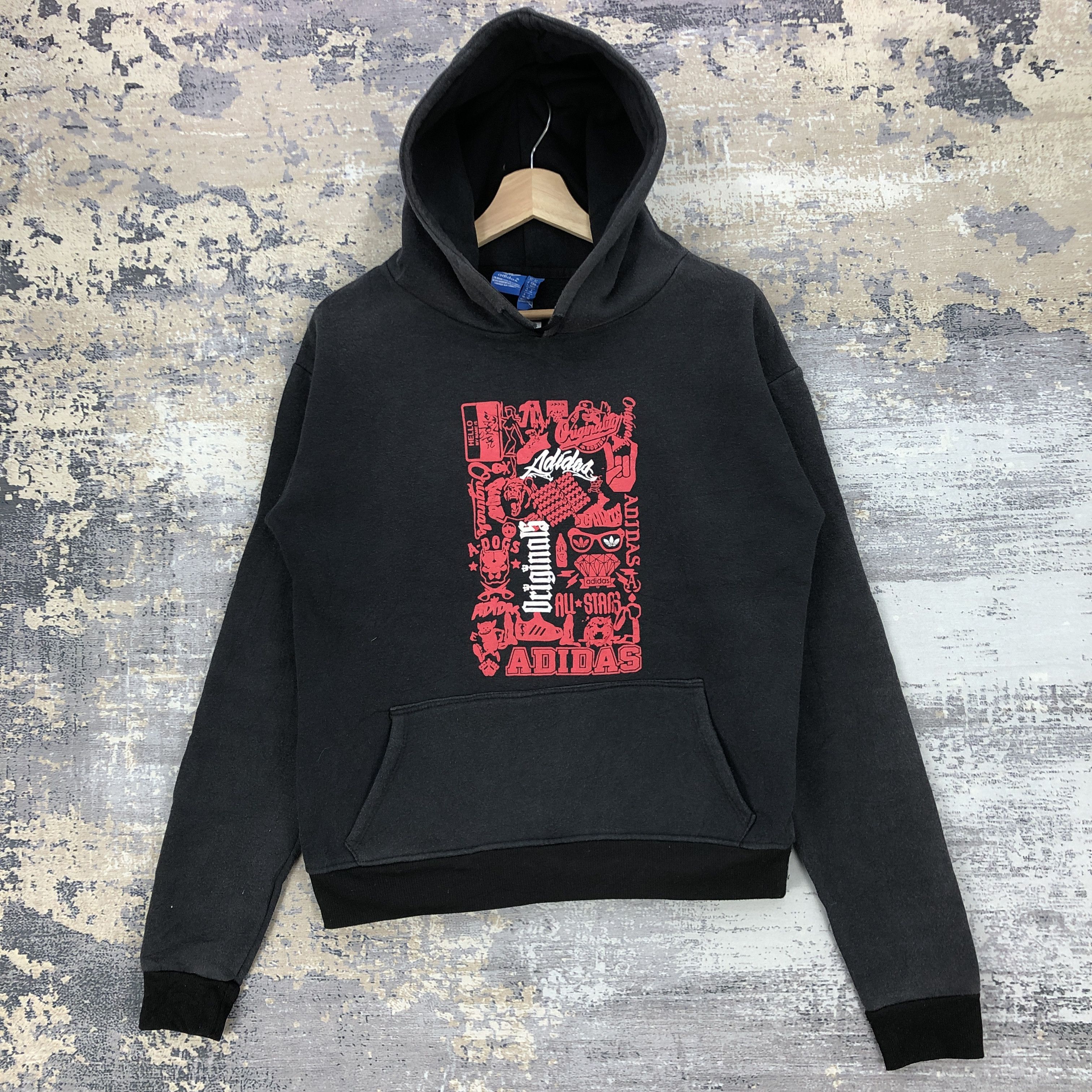 Japanese Brand × Vintage Vintage Adidas Hoodie Sweater Sweatshirt Jumper | AC21405. Size S / US 4 / IT 40 - 2 Thumbnail