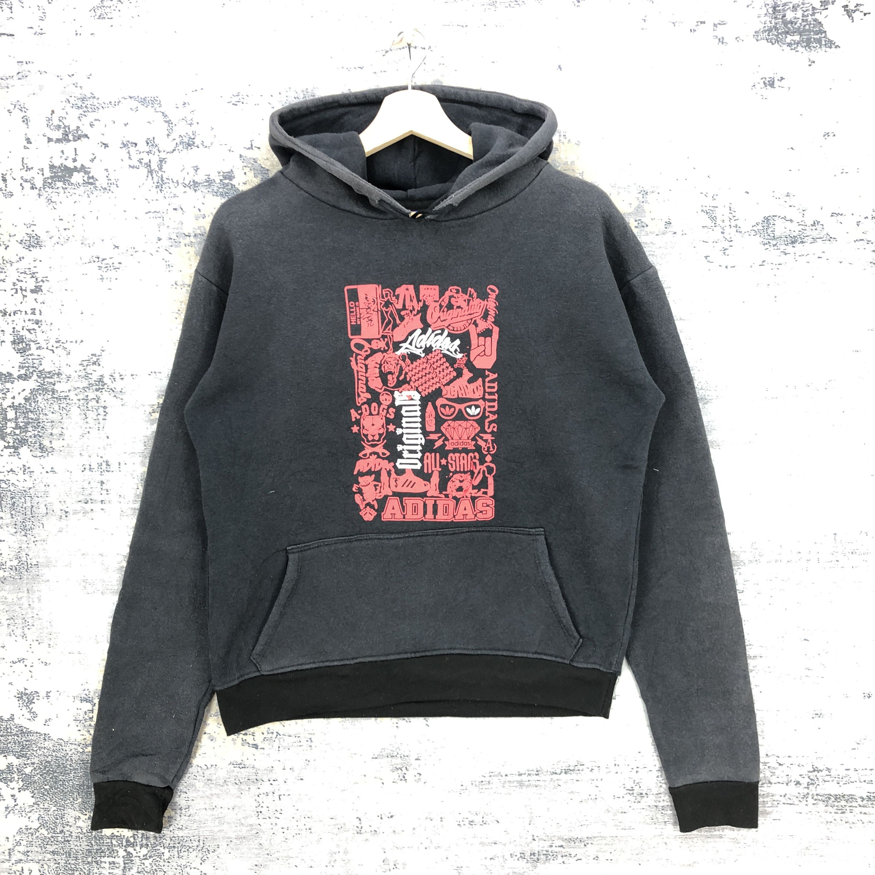 Japanese Brand × Vintage Vintage Adidas Hoodie Sweater Sweatshirt Jumper | AC21405. Size S / US 4 / IT 40 - 1 Thumbnail