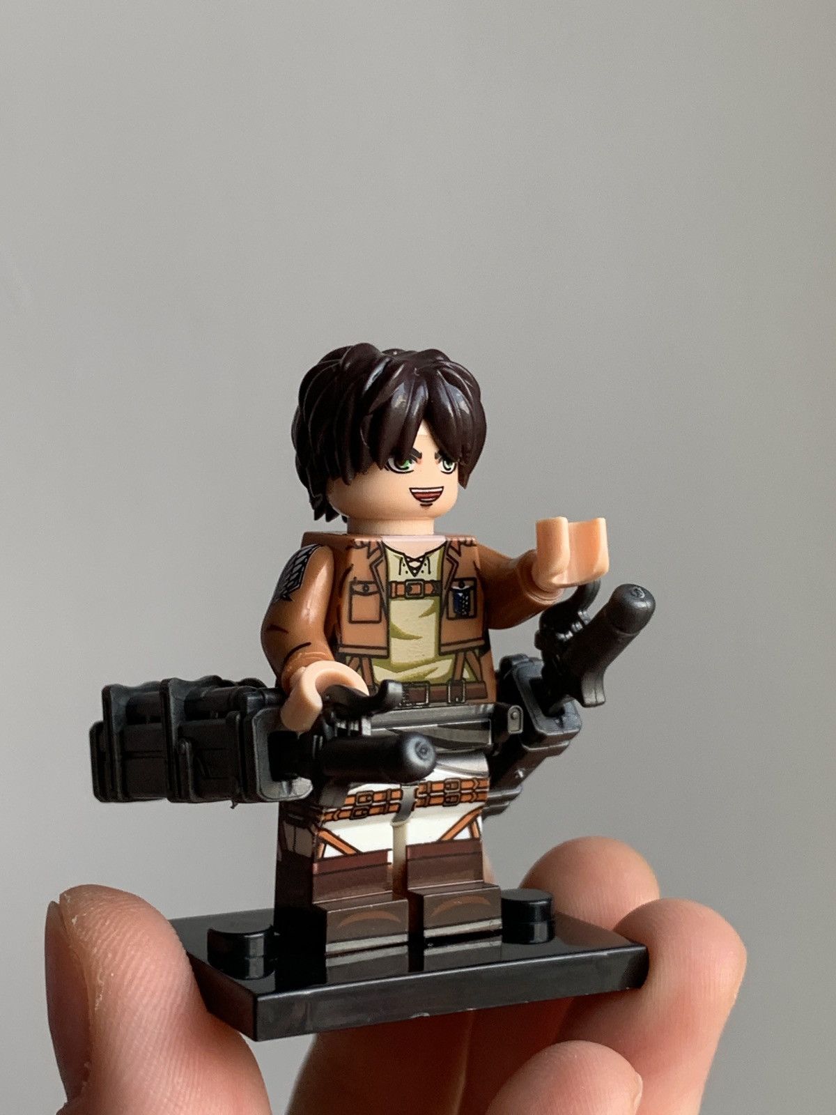 Anime × Designer × Japanese Brand Attack On Titan Anime Figure Minifigure Eren Size ONE SIZE - 7 Thumbnail
