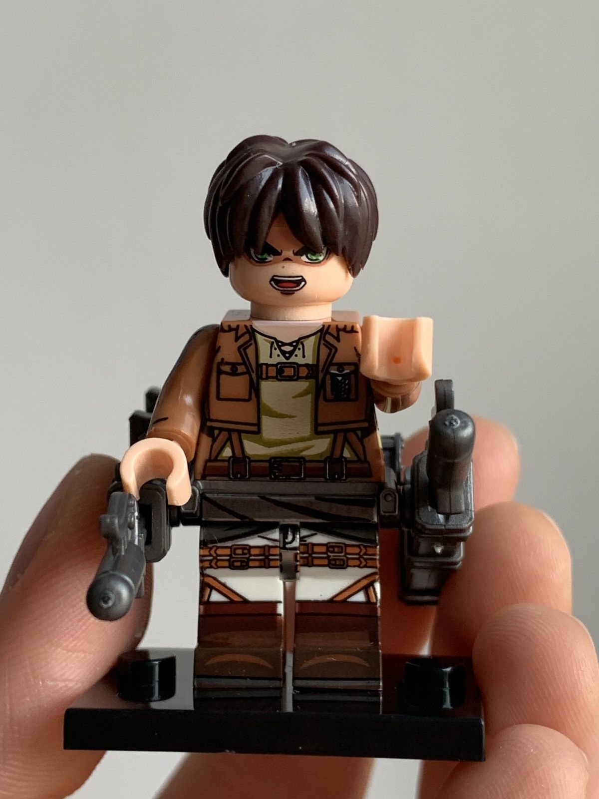 Anime × Designer × Japanese Brand Attack On Titan Anime Figure Minifigure Eren Size ONE SIZE - 1 Thumbnail