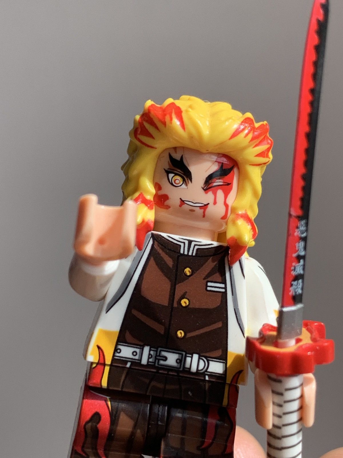 Anime × Designer × Japanese Brand Demon Slayer Anime Figure Minifigure Rengoku Size ONE SIZE - 7 Thumbnail