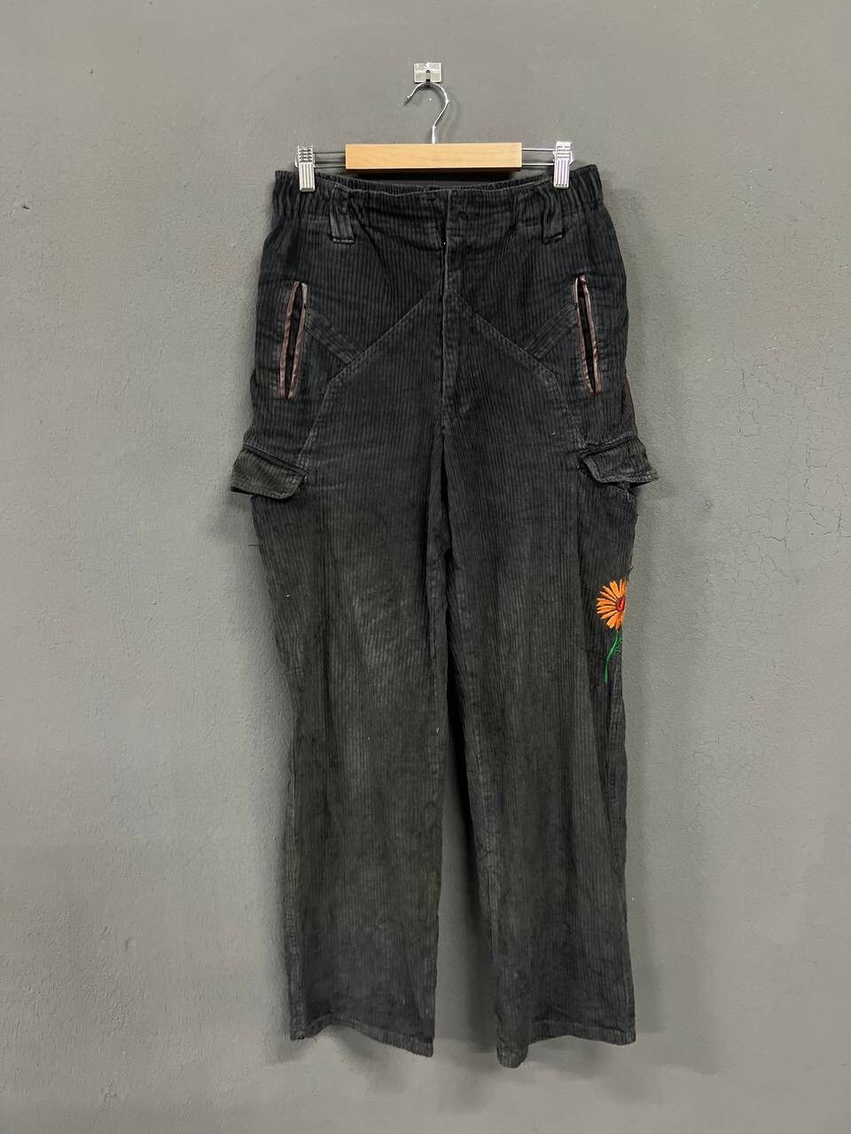 Vintage VINTAGE CARGO COTTON PANTS Size US 28 / EU 44 - 2 Thumbnail