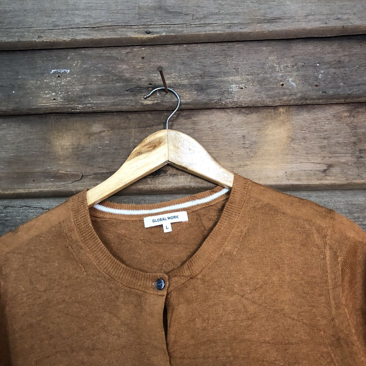 Global Work Global Work Brown Patterned Cardigans #7230 Size M / US 6-8 / IT 42-44 - 4 Thumbnail