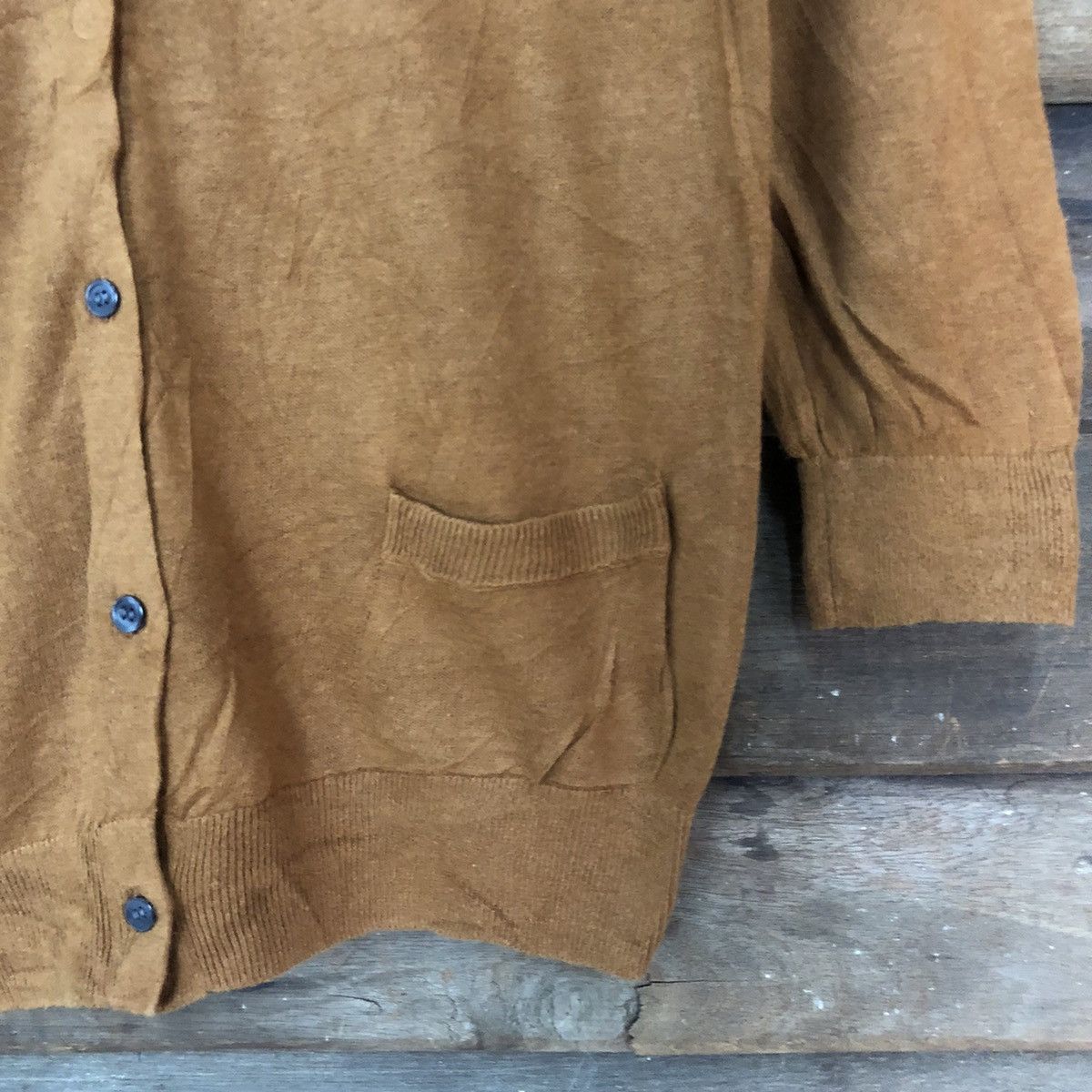 Global Work Global Work Brown Patterned Cardigans #7230 Size M / US 6-8 / IT 42-44 - 8 Thumbnail