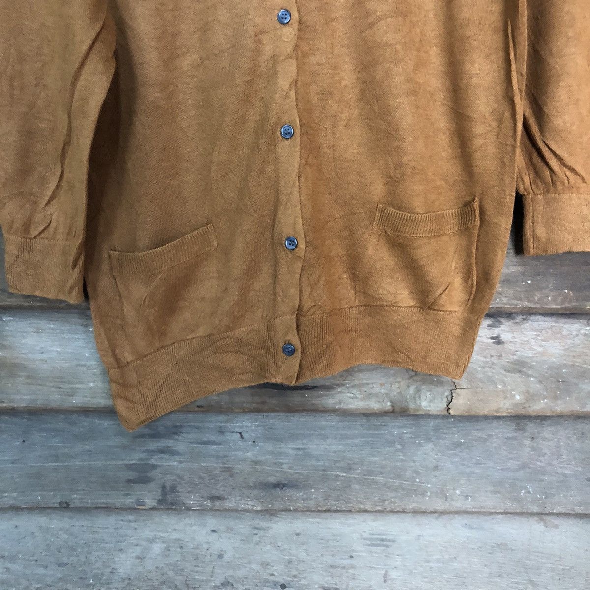 Global Work Global Work Brown Patterned Cardigans #7230 Size M / US 6-8 / IT 42-44 - 6 Thumbnail