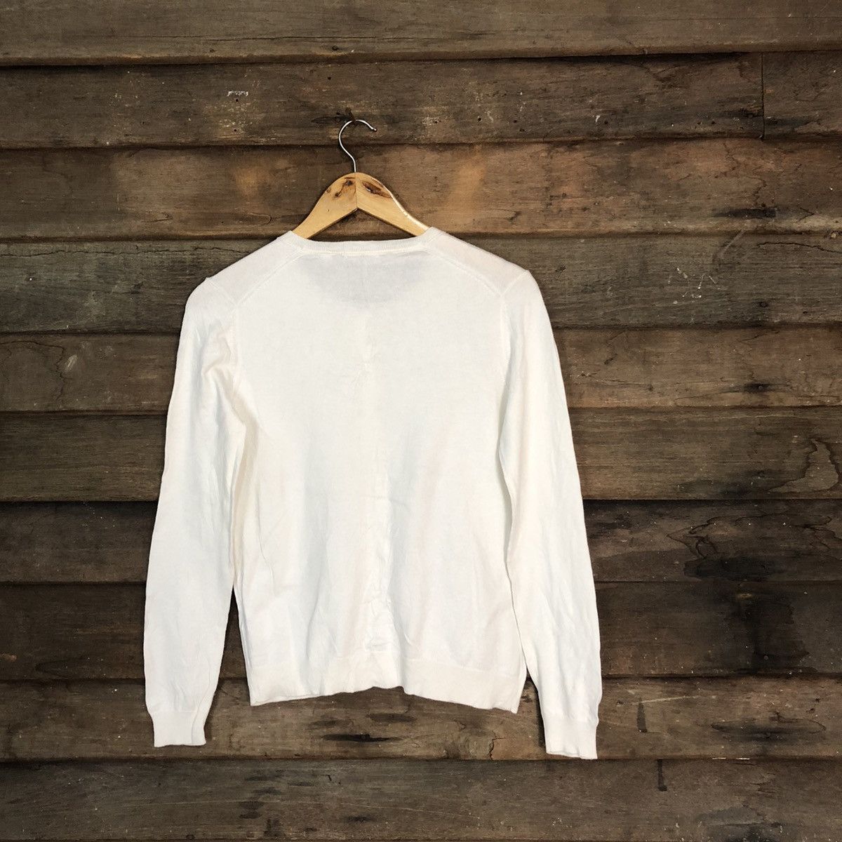 Uniqlo Uniqlo White Patterned Cardigans knitwear vintage #7226 Size M / US 6-8 / IT 42-44 - 10 Thumbnail