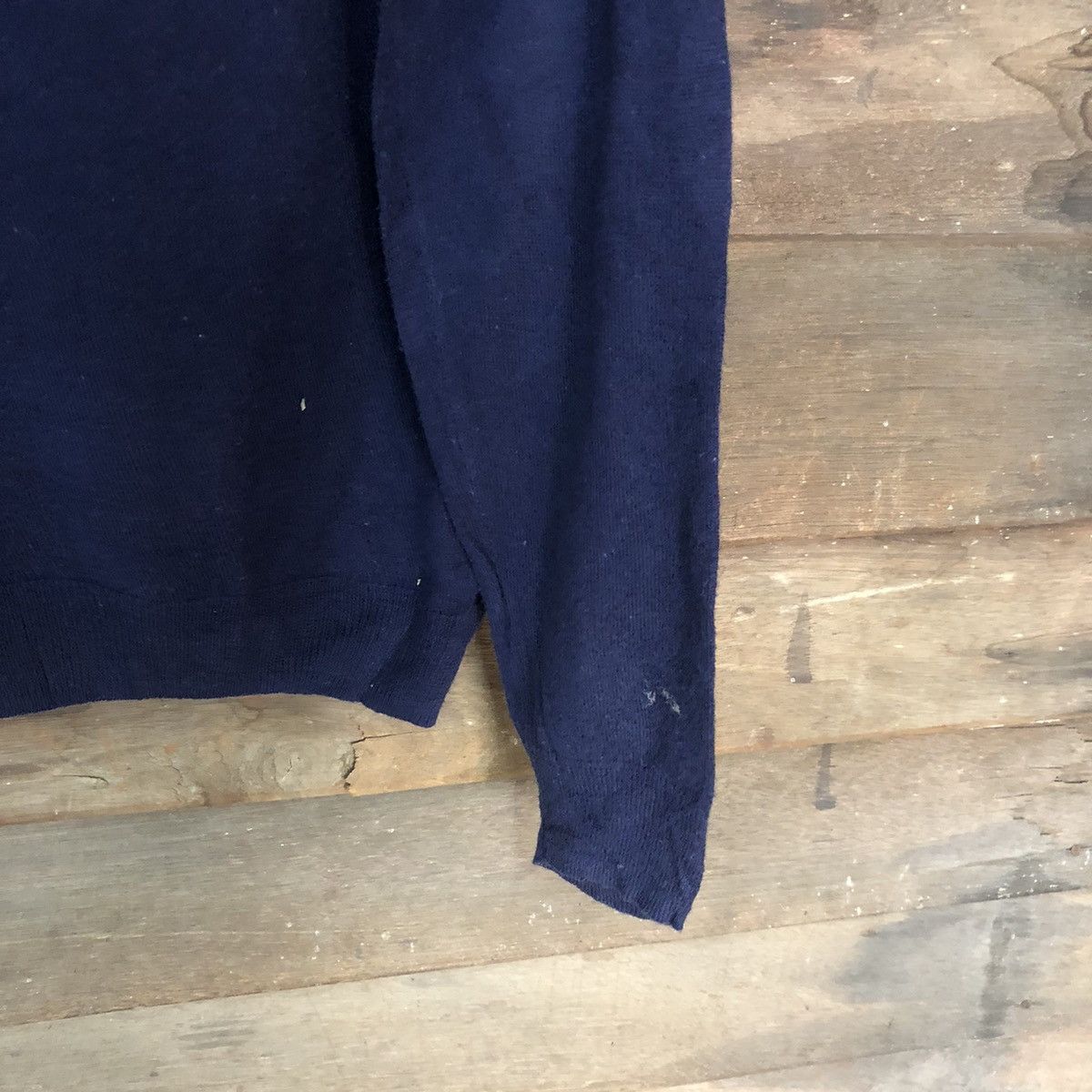 GU GU Dark Blue Cardigan knitwear vintage japan #7225 Size M / US 6-8 / IT 42-44 - 12 Thumbnail