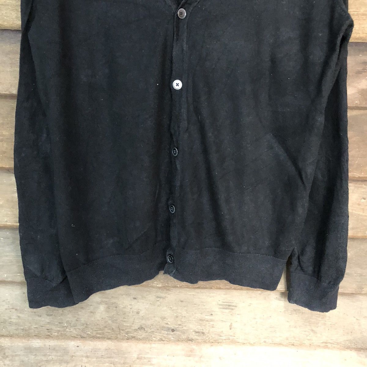 Uniqlo Uniqlo Black Cardigan knitwear japan vintage #7223 Size XL / US 12-14 / IT 48-50 - 5 Thumbnail