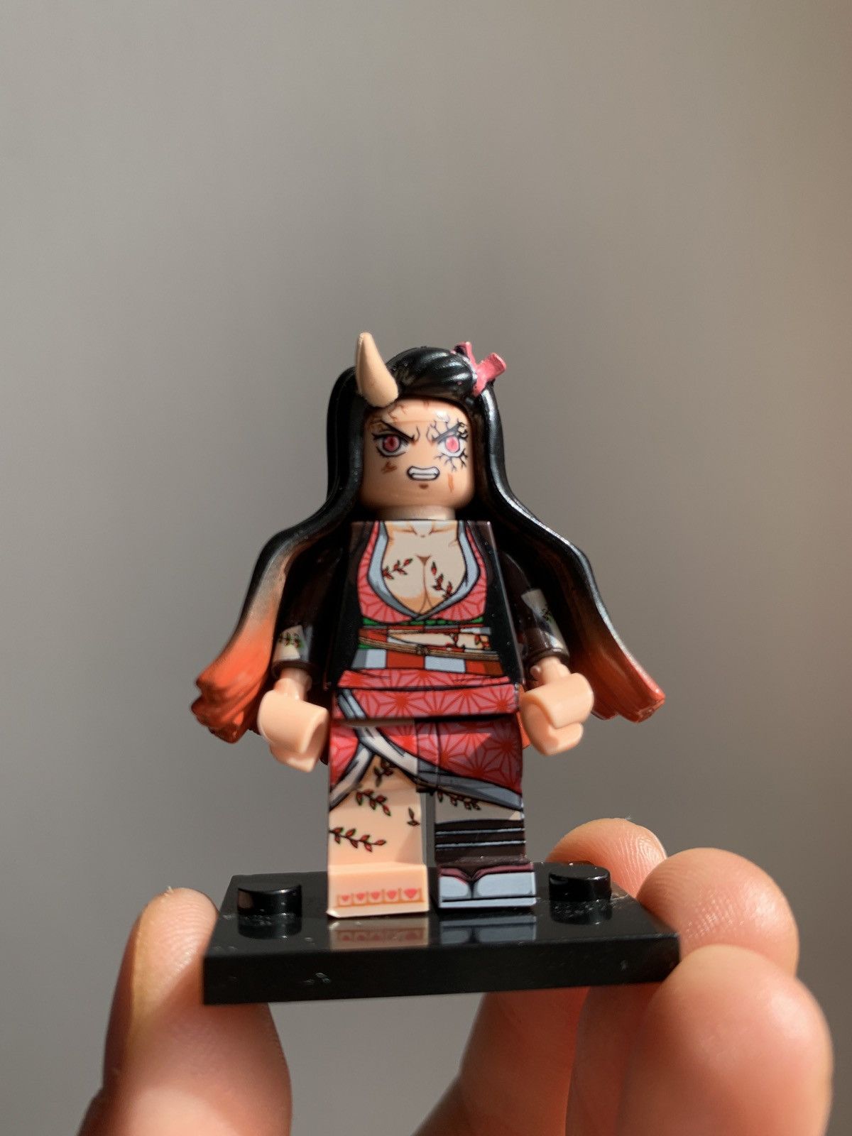 Anime × Designer × Japanese Brand Demon Slayer Anime Figure Minifigure Nezuko Size ONE SIZE - 2 Thumbnail
