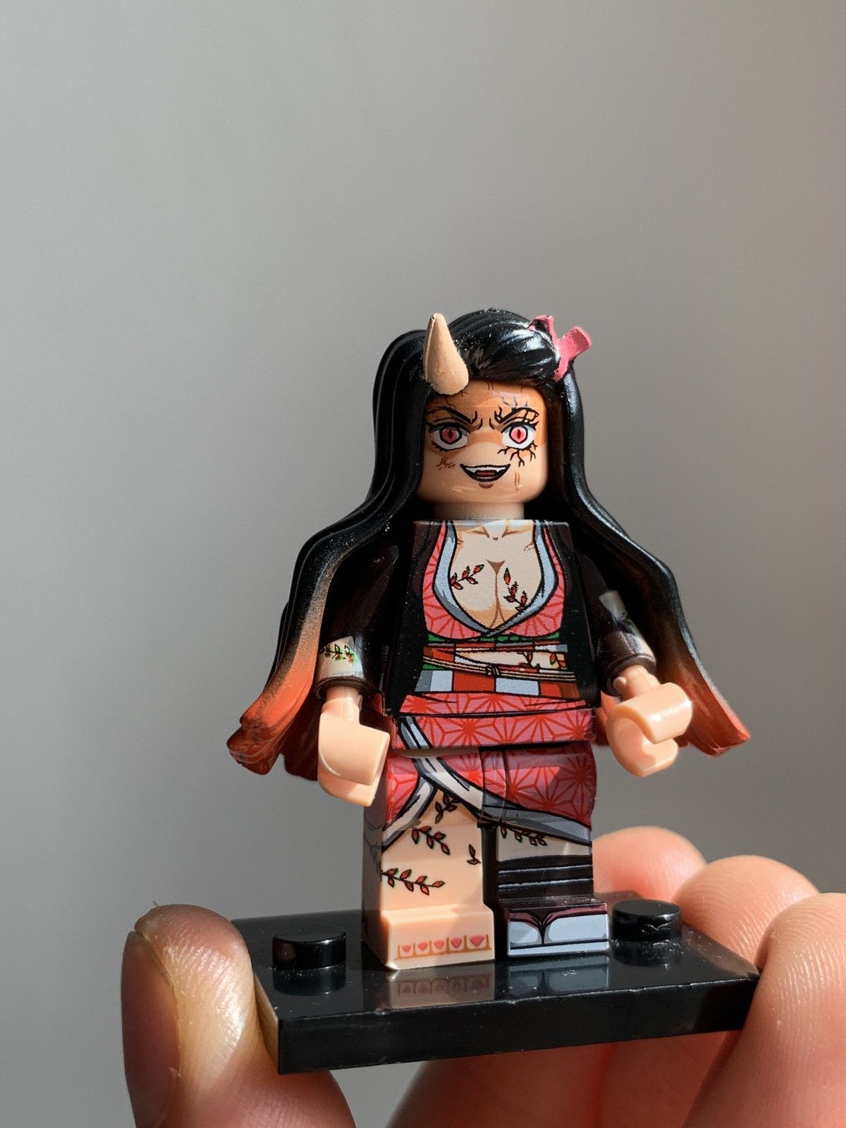 Anime × Designer × Japanese Brand Demon Slayer Anime Figure Minifigure Nezuko Size ONE SIZE - 1 Thumbnail