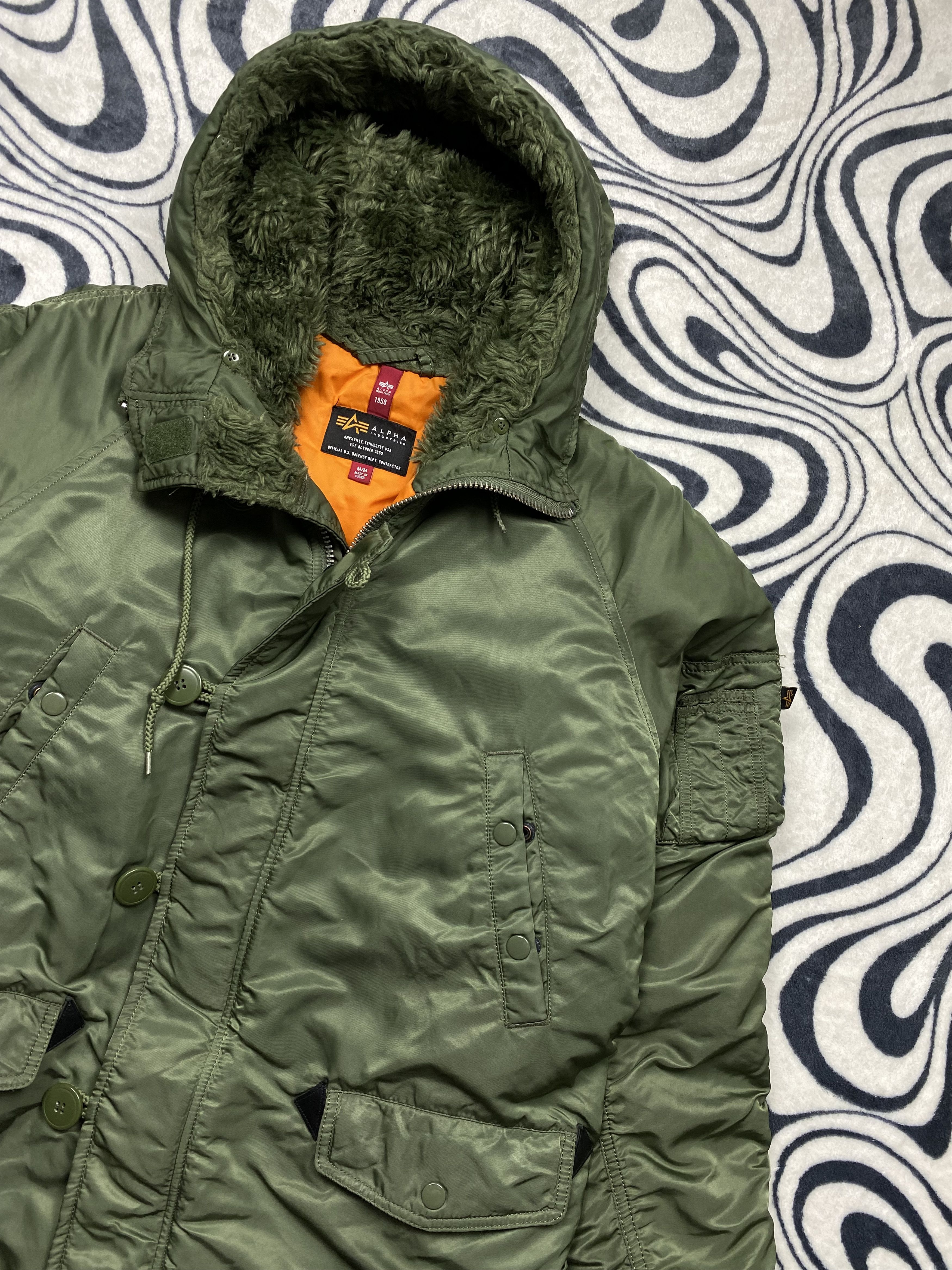 Alpha Industries Alpha Industries Vintage N3B Parka Jacket Y2K Size US M / EU 48-50 / 2 - 2 Thumbnail