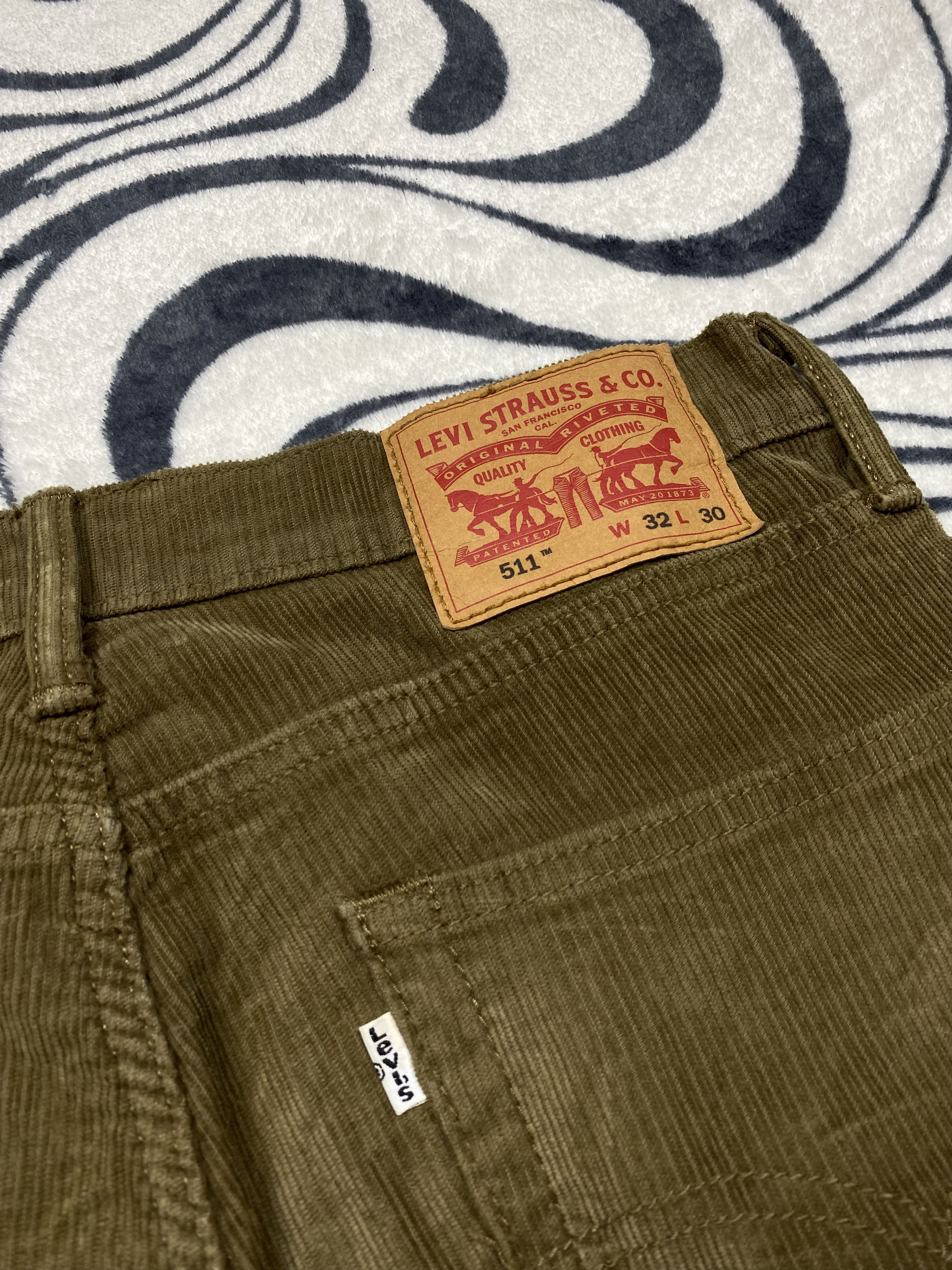 Levi's Levi's Vintage Mens Corduroy Denim Pants Y2K Jeans Size US 32 / EU 48 - 2 Thumbnail