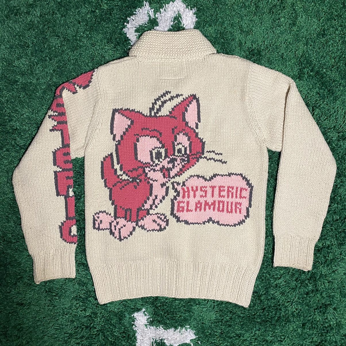 old HYSTERIC GLAMOUR cowichan grunge y2k