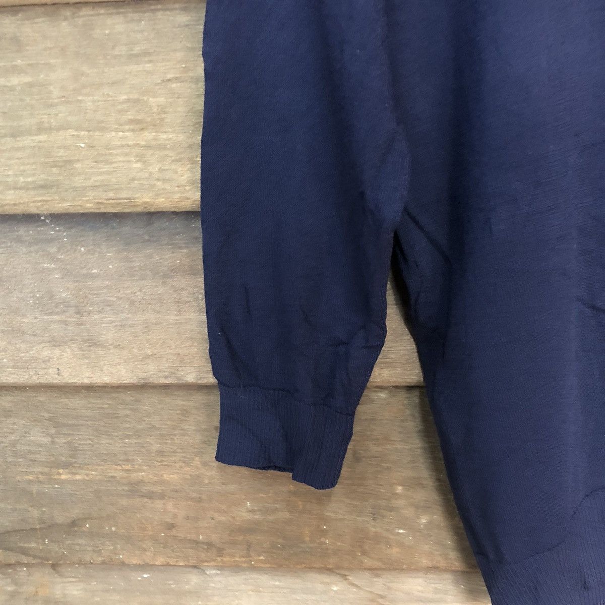 Japanese Brand Cinema Club Dark Blue Patterned Cardigans #7244 Size M / US 6-8 / IT 42-44 - 10 Thumbnail