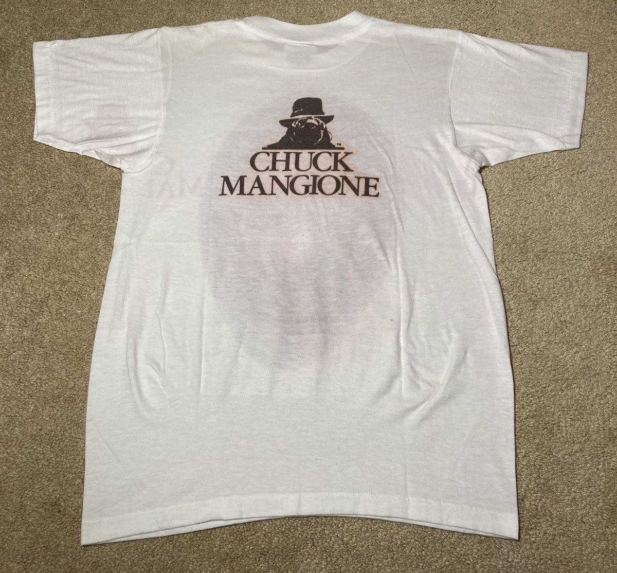 Hanes 1984 Chuck Mangione Disguise 80s Small Album Jazz Pop Music Size US S / EU 44-46 / 1 - 5 Thumbnail