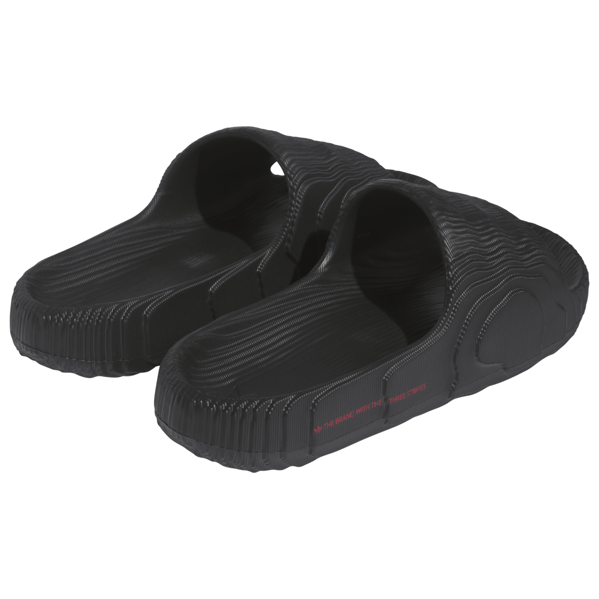 Adidas Adidas Originals Adilette 22 Black Slides Sandals 11 Size US 11 / EU 44 - 3 Thumbnail
