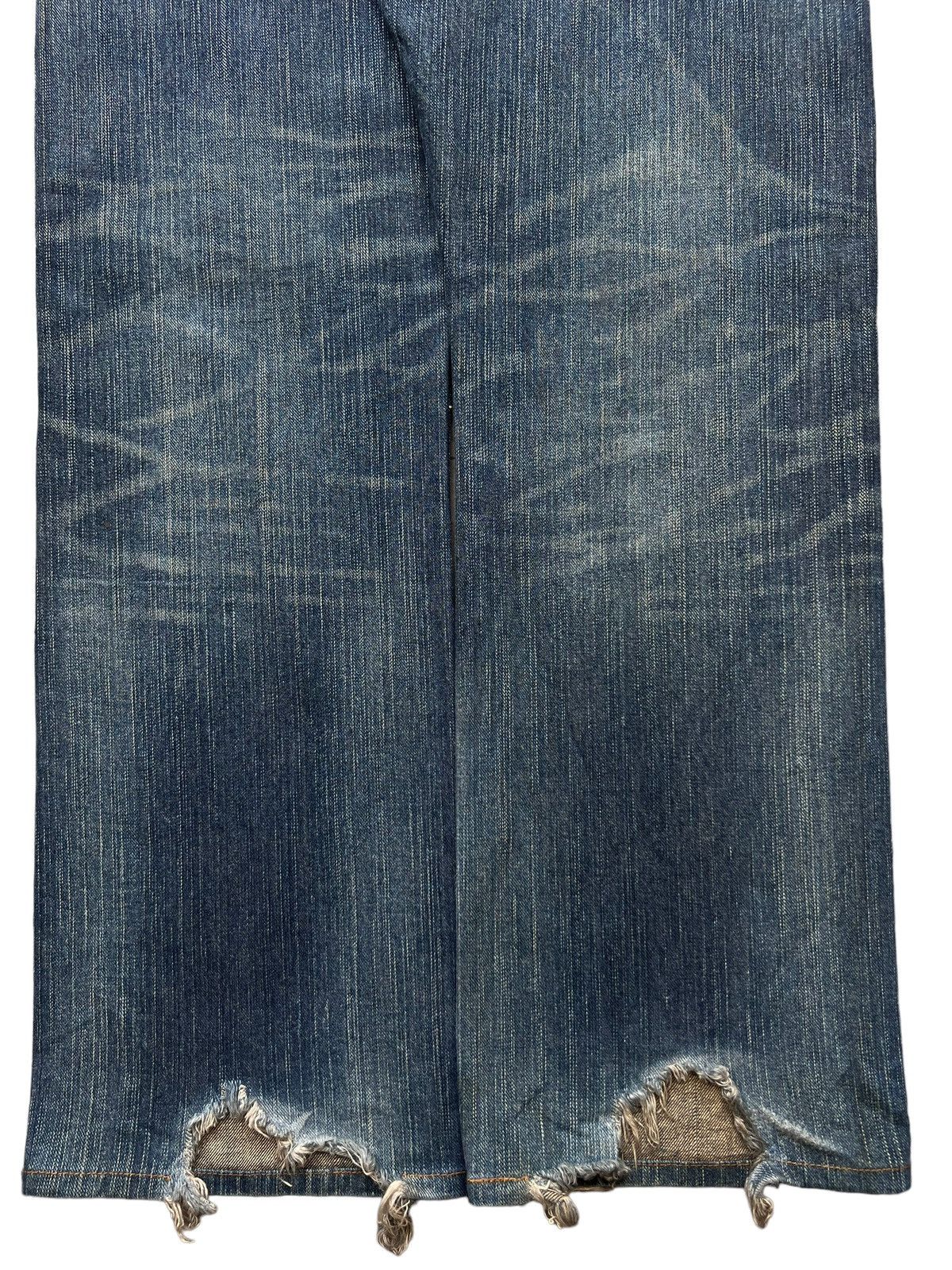 Edwin Vintage Edwin XV Patch Work Jeans Distressed Jeans 34x30 Size US 34 / EU 50 - 8 Thumbnail