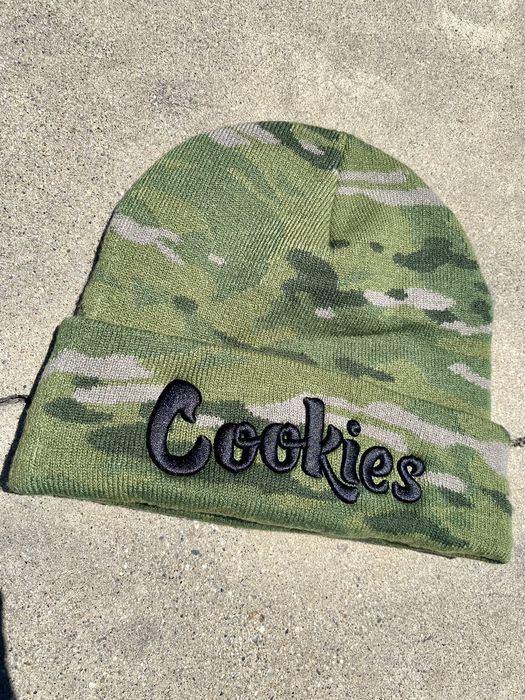 Cookies Camo cookies beanie Grailed