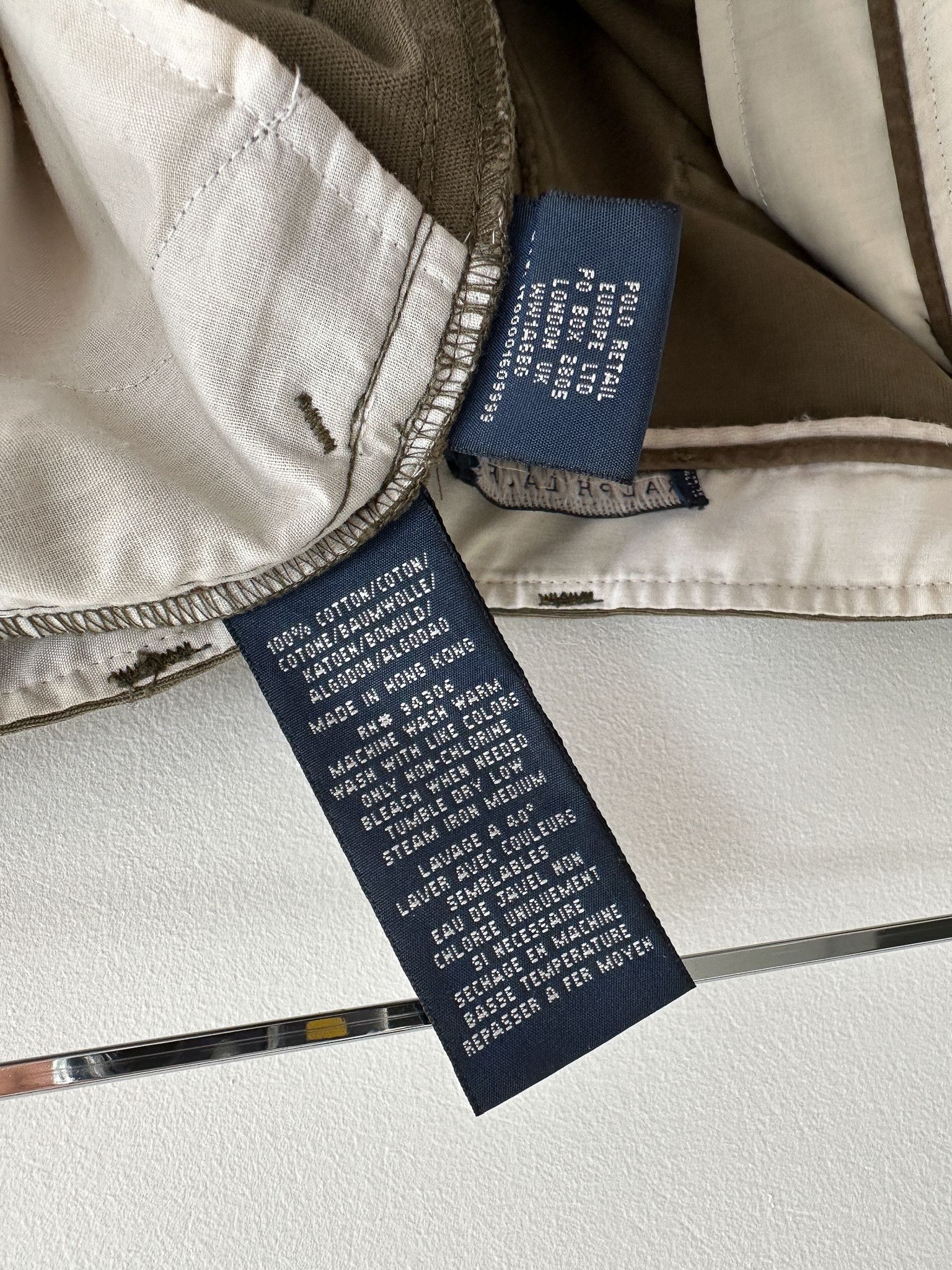 Ralph Lauren Vintage Ralph Lauren Khaki Cropped Pants Trousers Size 32" / US 10 / IT 46 - 5 Thumbnail