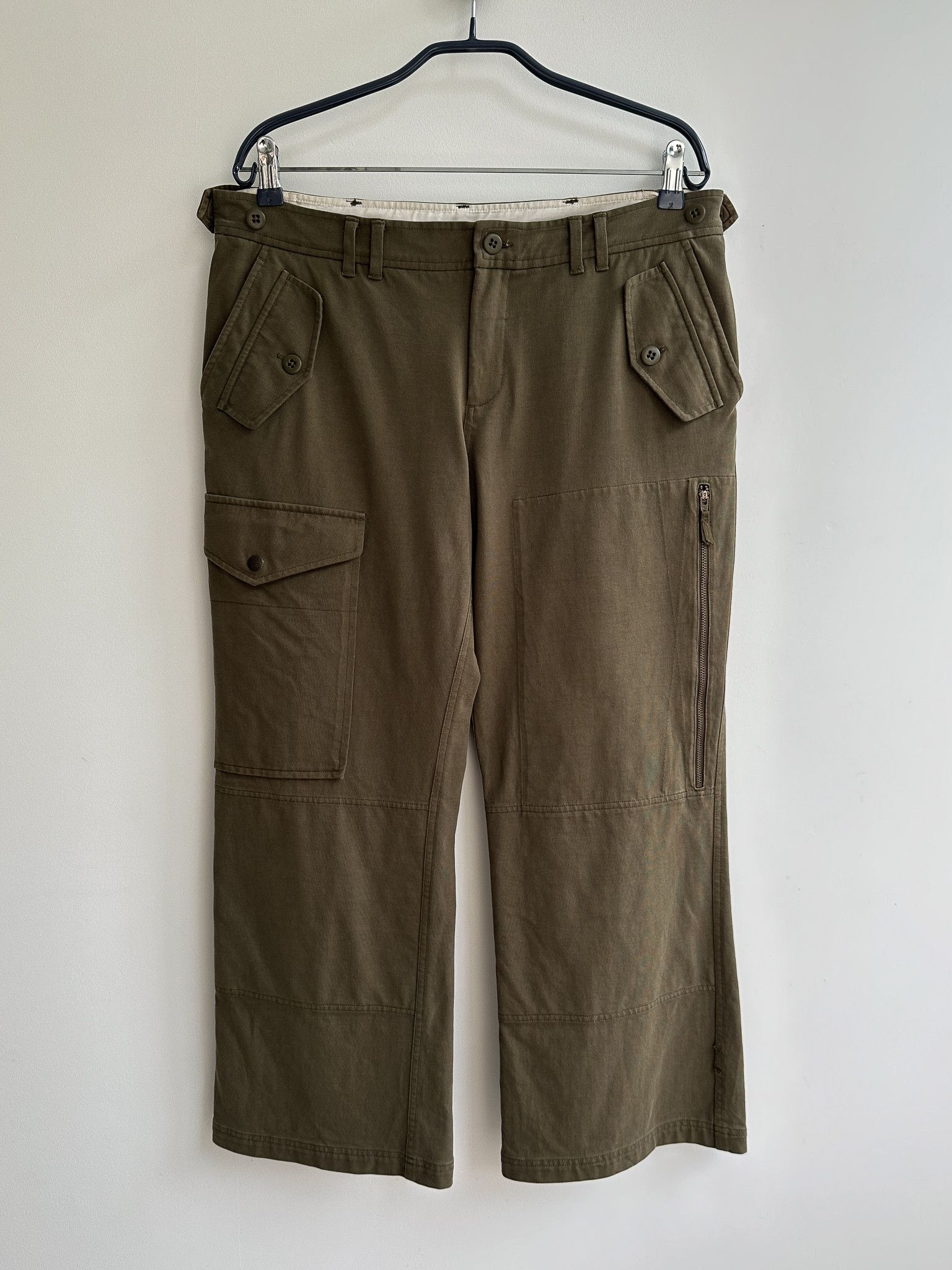 Ralph Lauren Vintage Ralph Lauren Khaki Cropped Pants Trousers Size 32" / US 10 / IT 46 - 1 Thumbnail