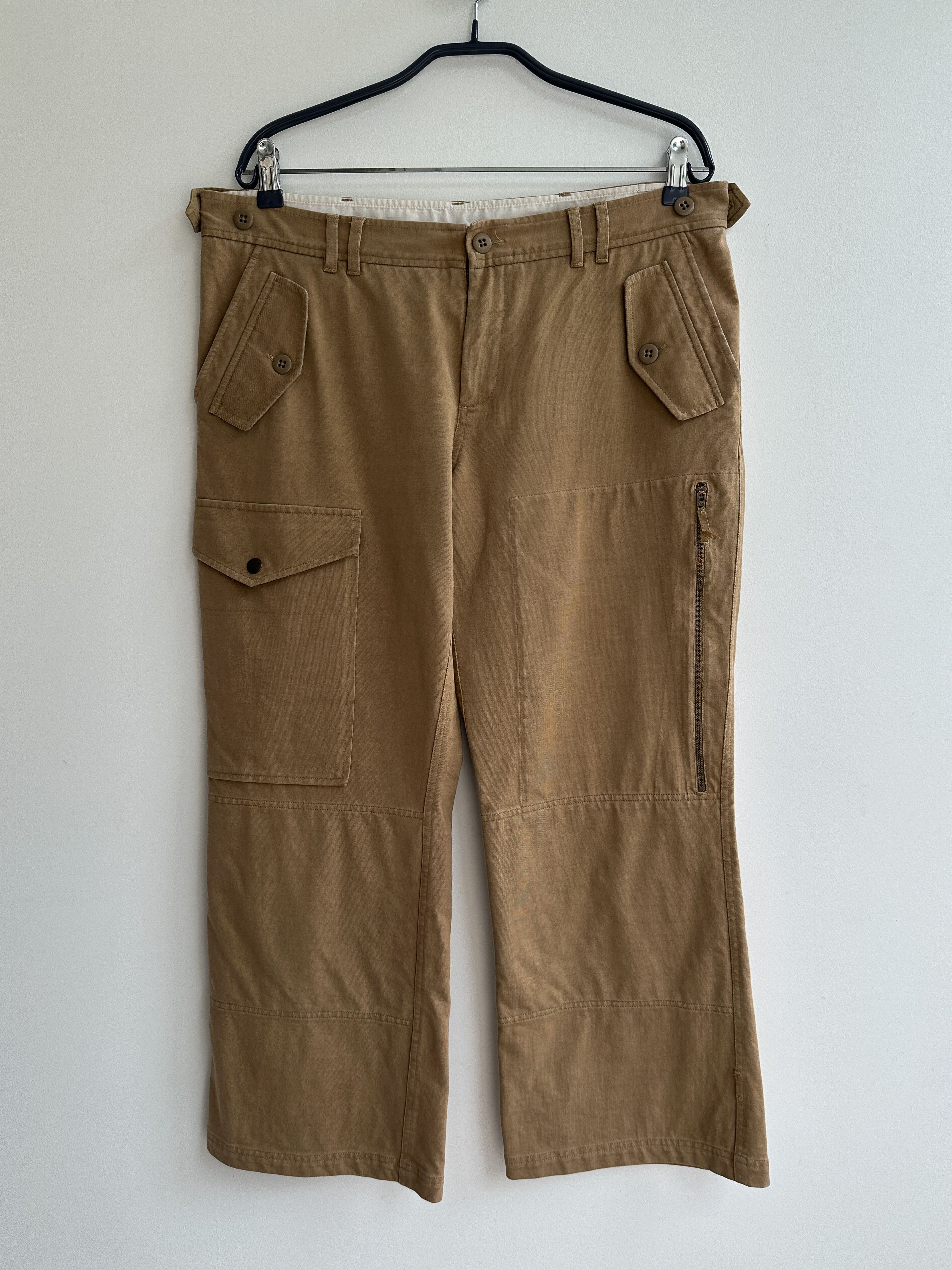Ralph Lauren Vintage Ralph Lauren Khaki Cropped Pants Trousers Size 34" / US 12 / IT 48 - 1 Thumbnail