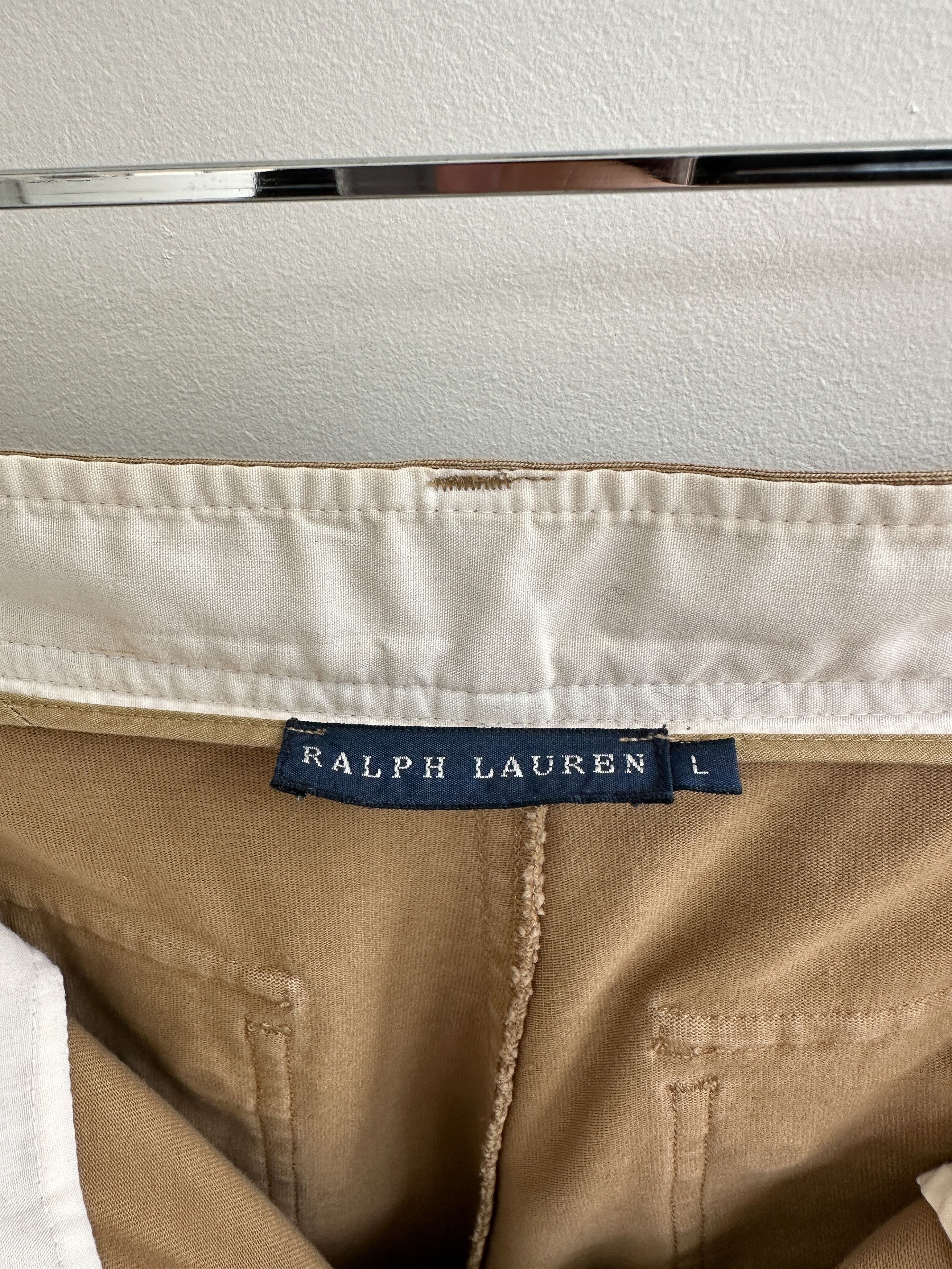 Ralph Lauren Vintage Ralph Lauren Khaki Cropped Pants Trousers Size 34" / US 12 / IT 48 - 3 Thumbnail