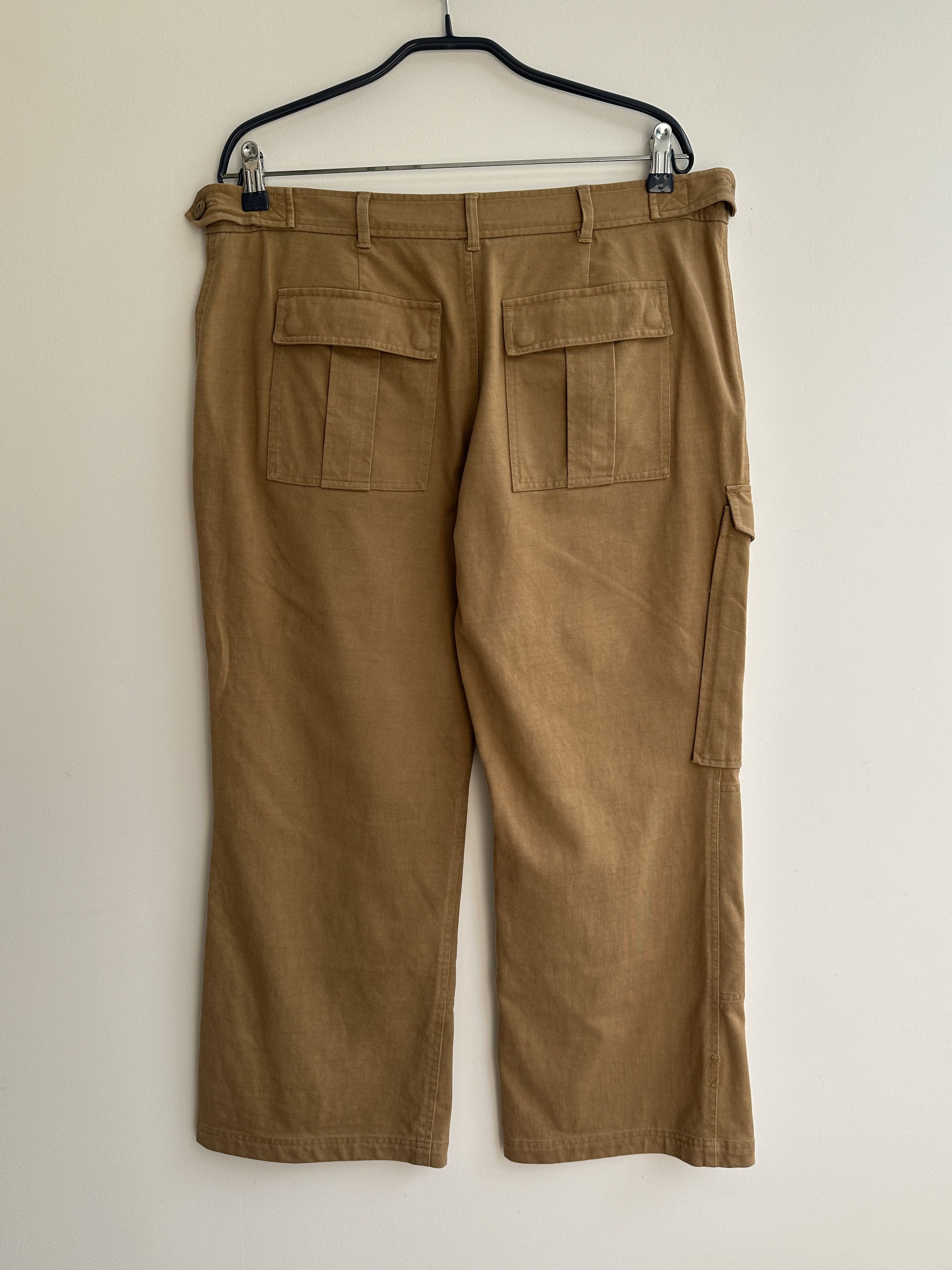 Ralph Lauren Vintage Ralph Lauren Khaki Cropped Pants Trousers Size 34" / US 12 / IT 48 - 2 Thumbnail
