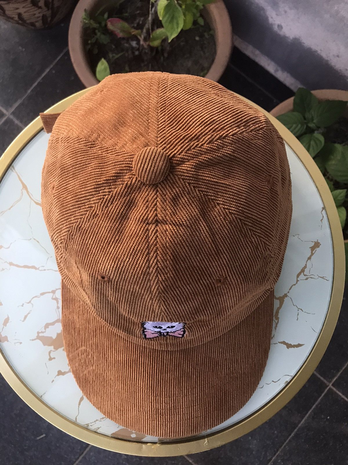 Vintage Mili Corduroy Cat Logo Cap anima sega cartoonnetwork Size ONE SIZE - 6 Thumbnail