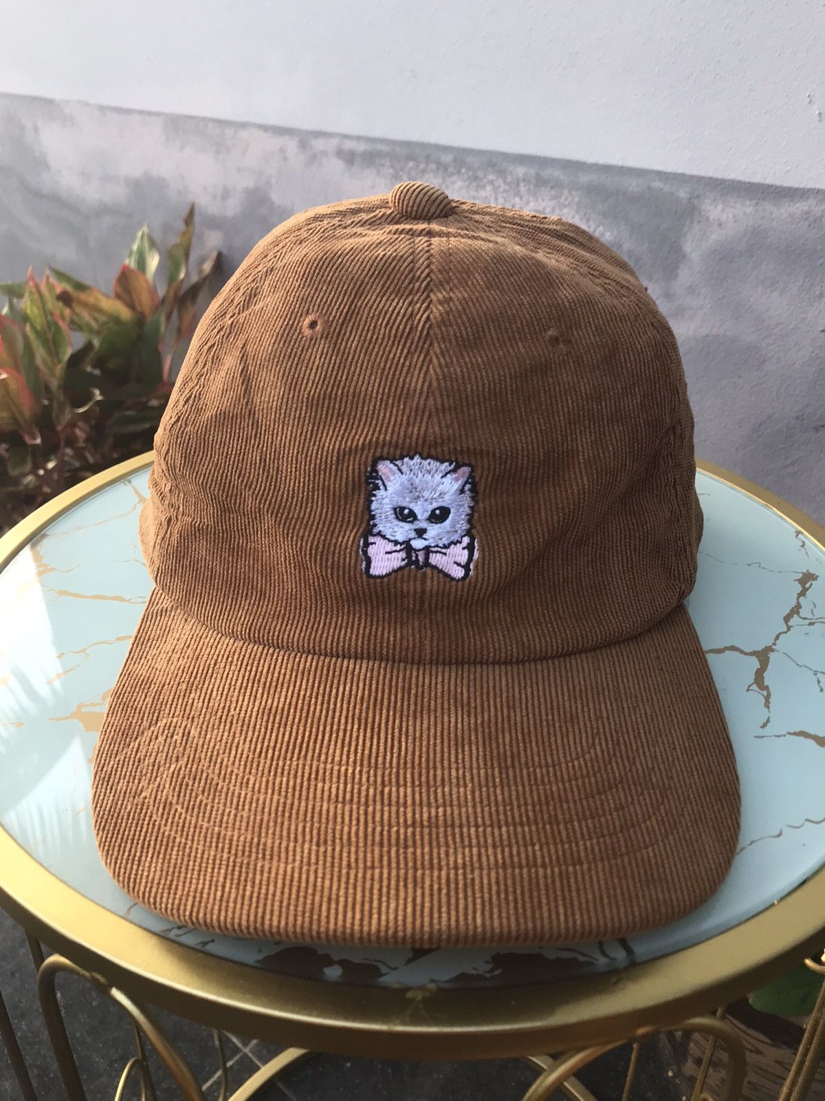 Vintage Mili Corduroy Cat Logo Cap anima sega cartoonnetwork Size ONE SIZE - 1 Thumbnail