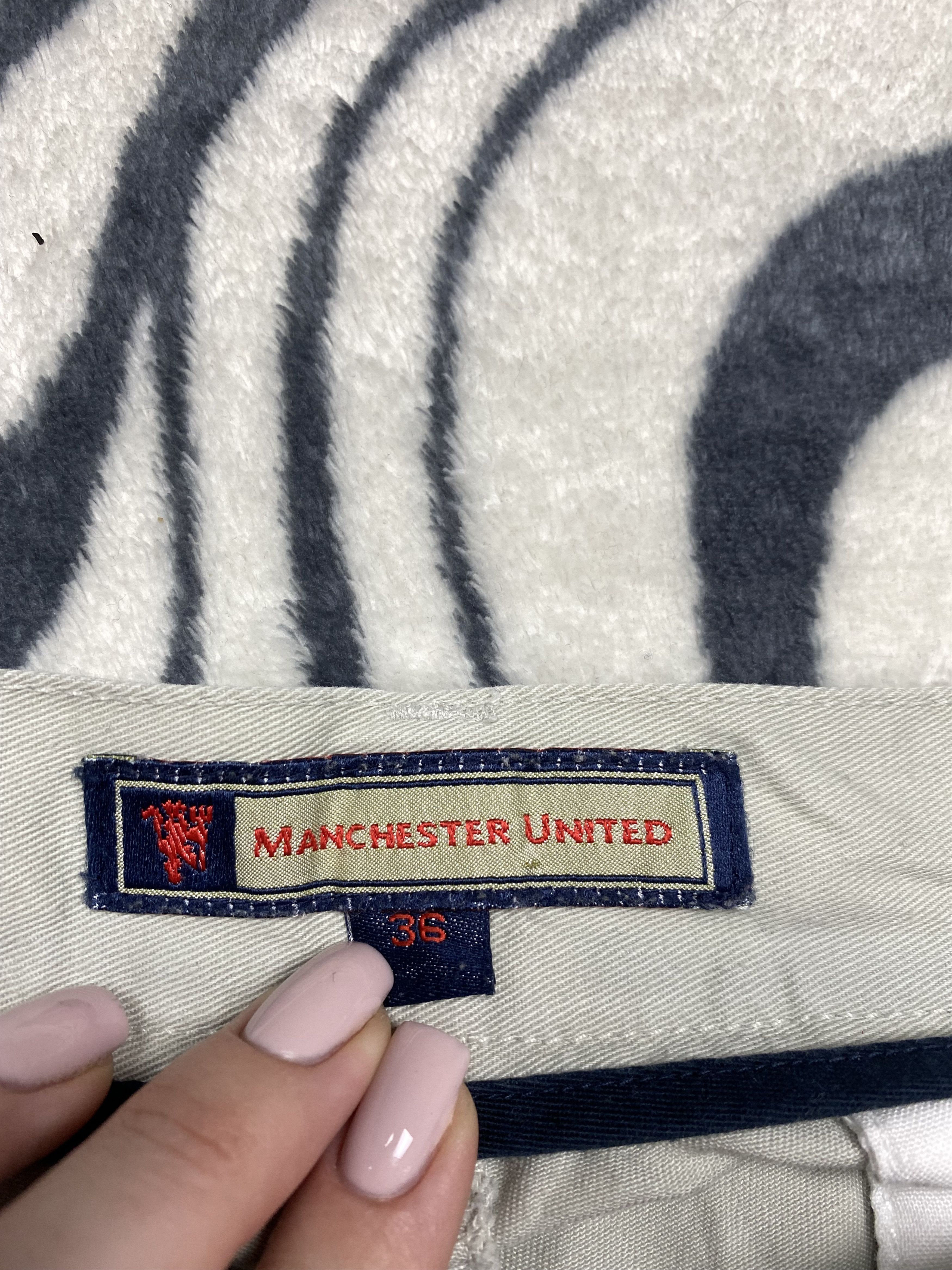 20471120 Manchester United Vintage Mens Cargo Pants Y2K Size US 36 / EU 52 - 5 Thumbnail
