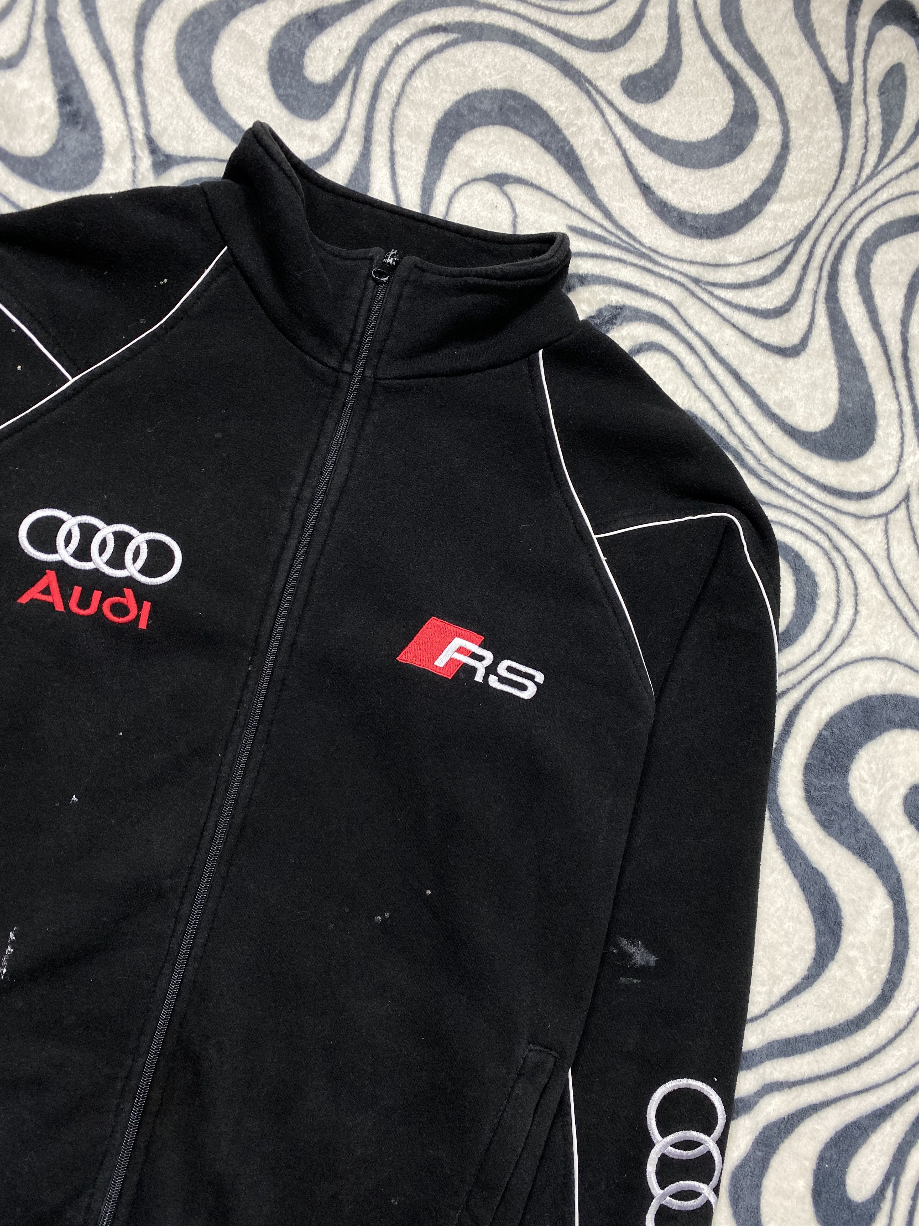 Audi Audi RS Vintage Distressed Mens Racing Wear Zip Hoodie Y2K Size US XXL / EU 58 / 5 - 2 Thumbnail