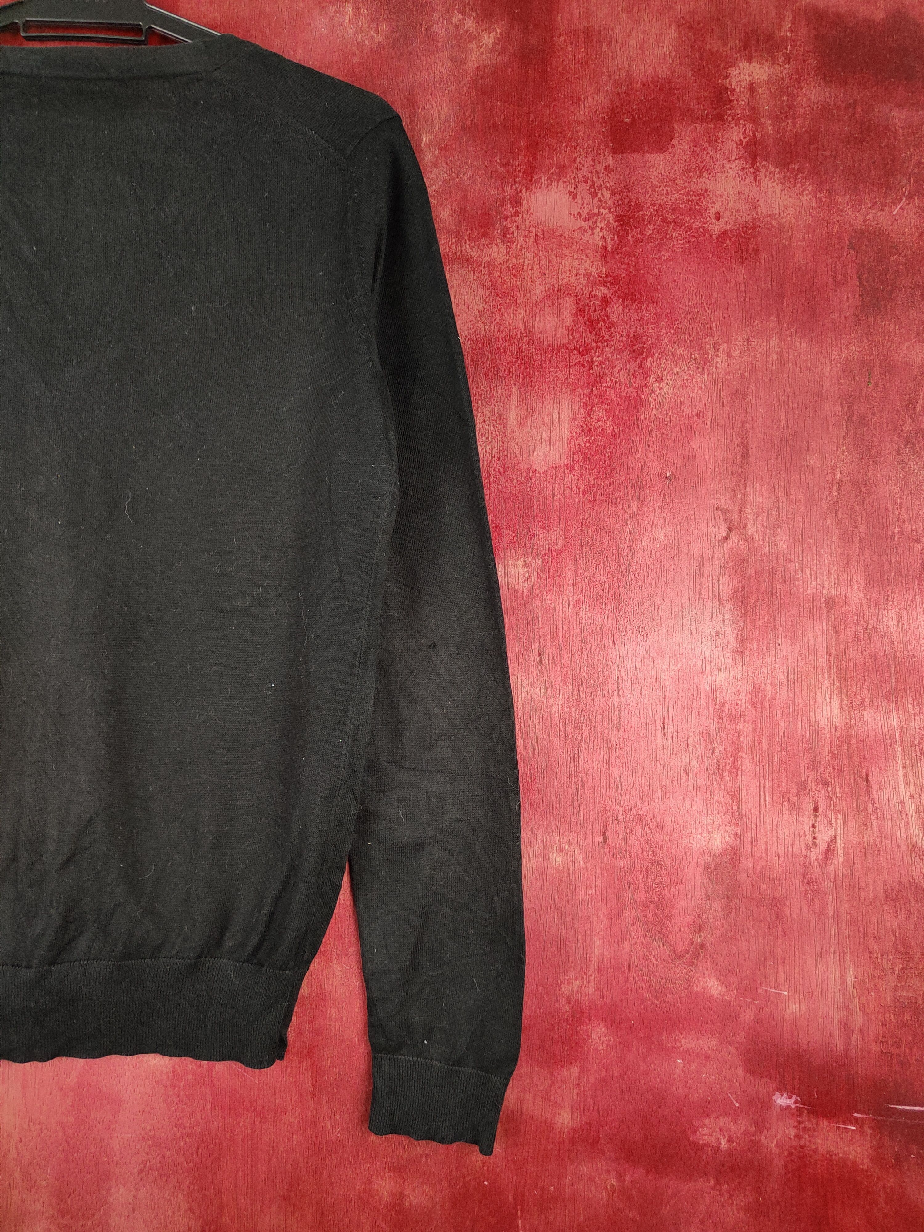 Japanese Brand × Uniqlo Uniqlo japan vintage Black Faded Knitwear Cardigan #S1050 Size M / US 6-8 / IT 42-44 - 9 Thumbnail