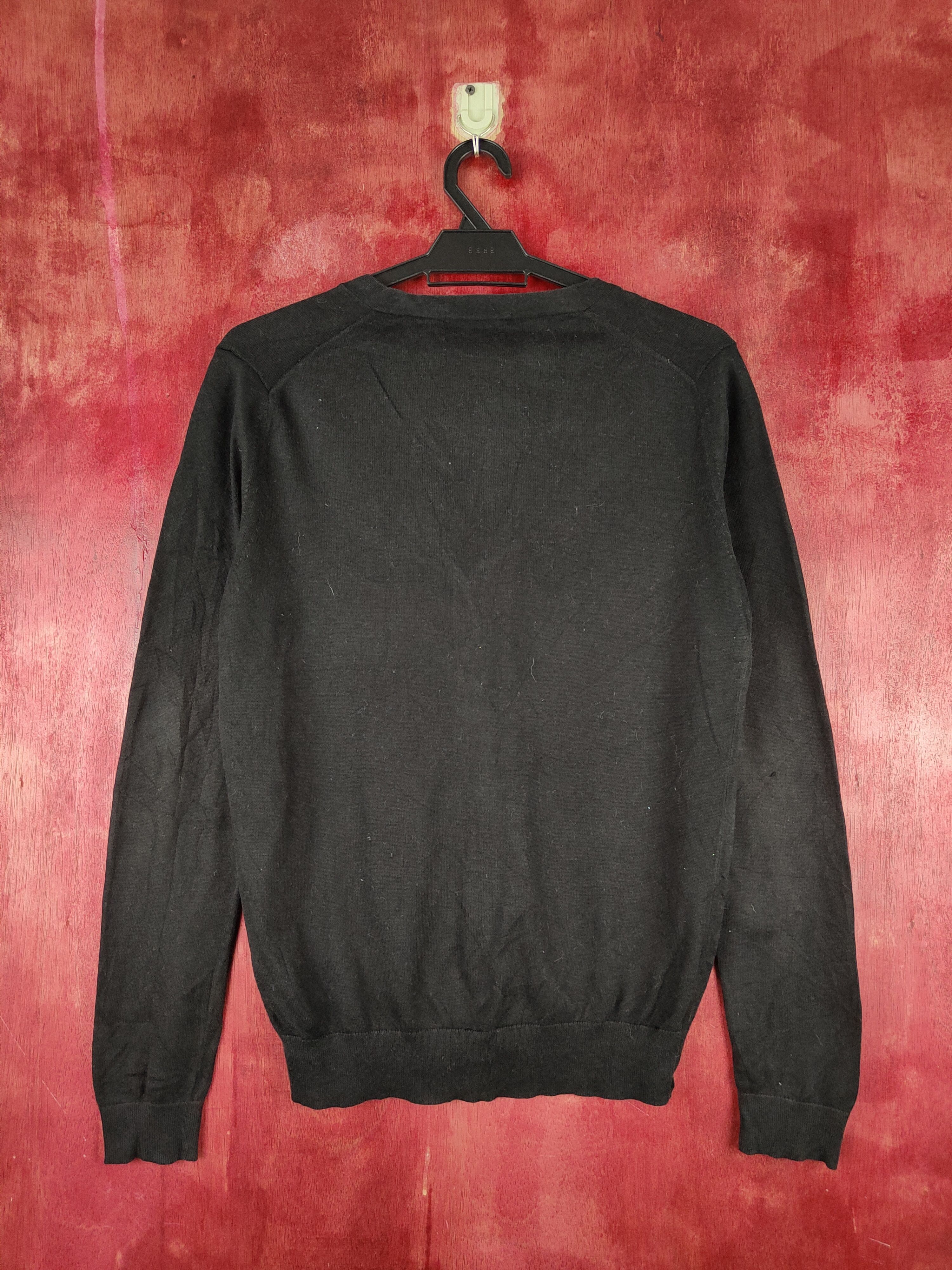Japanese Brand × Uniqlo Uniqlo japan vintage Black Faded Knitwear Cardigan #S1050 Size M / US 6-8 / IT 42-44 - 7 Thumbnail