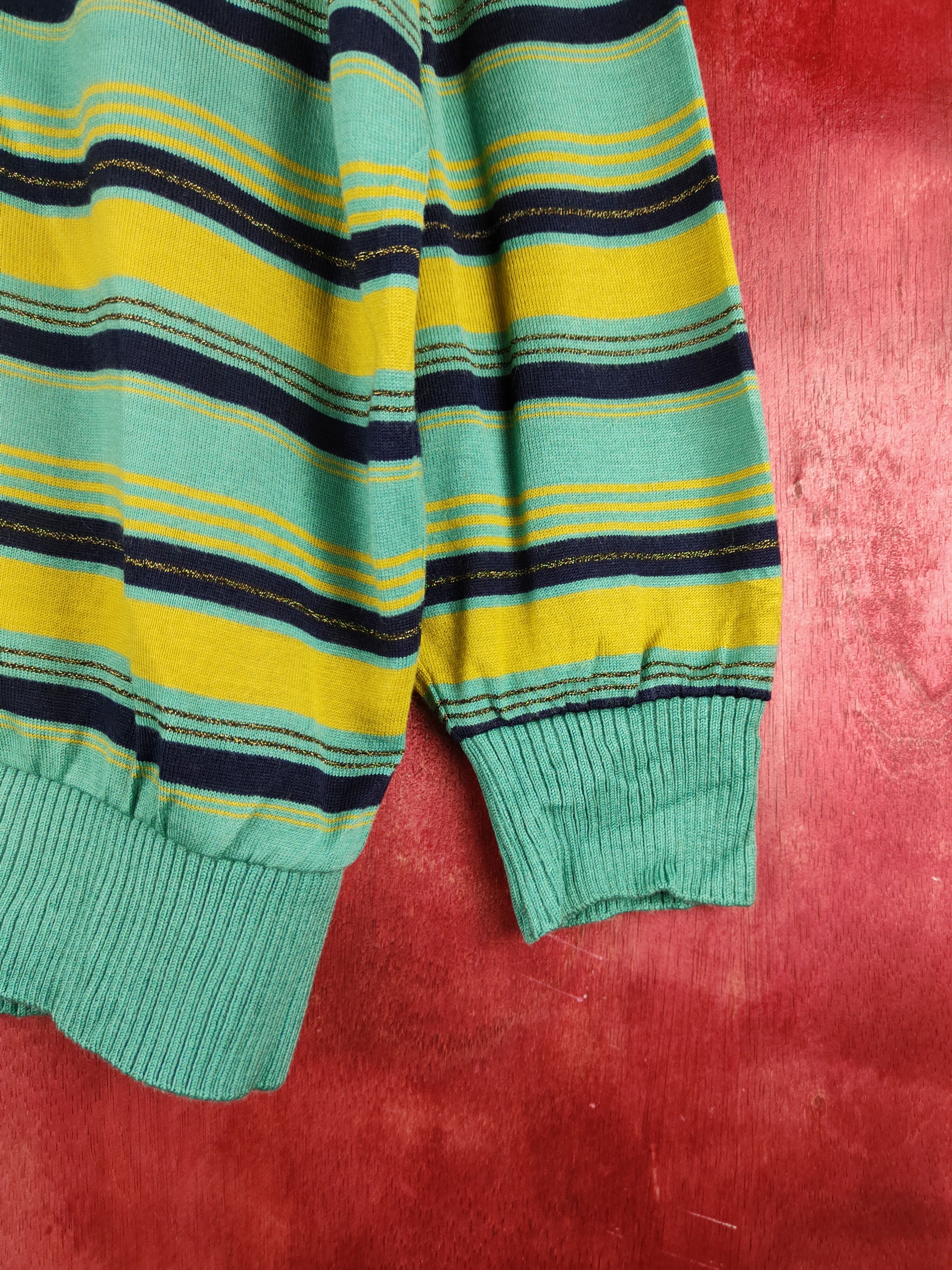 Vintage Corso Green Mustard Knitwear Cardigan #S1051 Size XL / US 12-14 / IT 48-50 - 5 Thumbnail