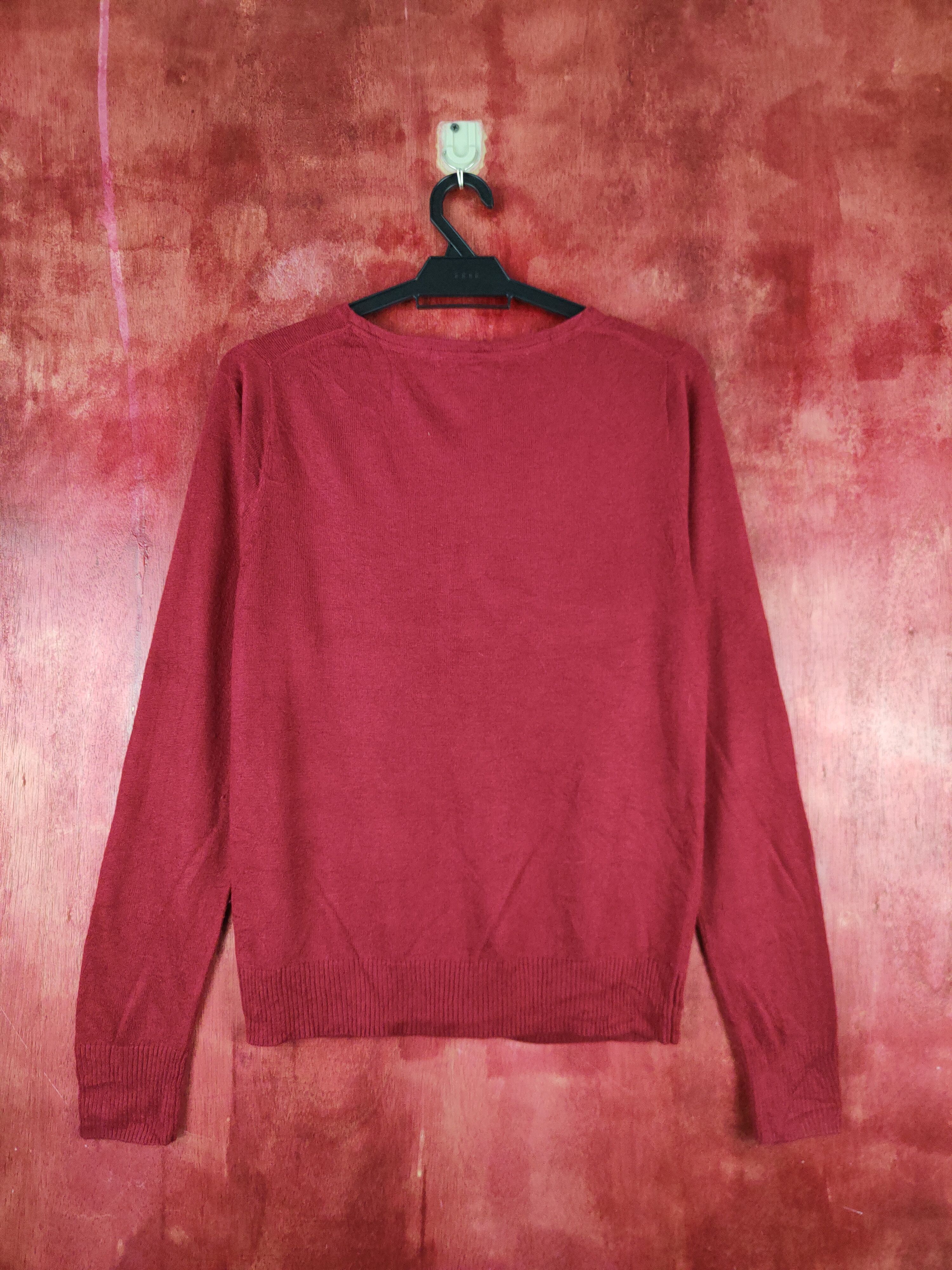 Japanese Brand Chocol Raffine Robe Cherry Red Knitwear Cardigan #S1053 Size M / US 6-8 / IT 42-44 - 7 Thumbnail