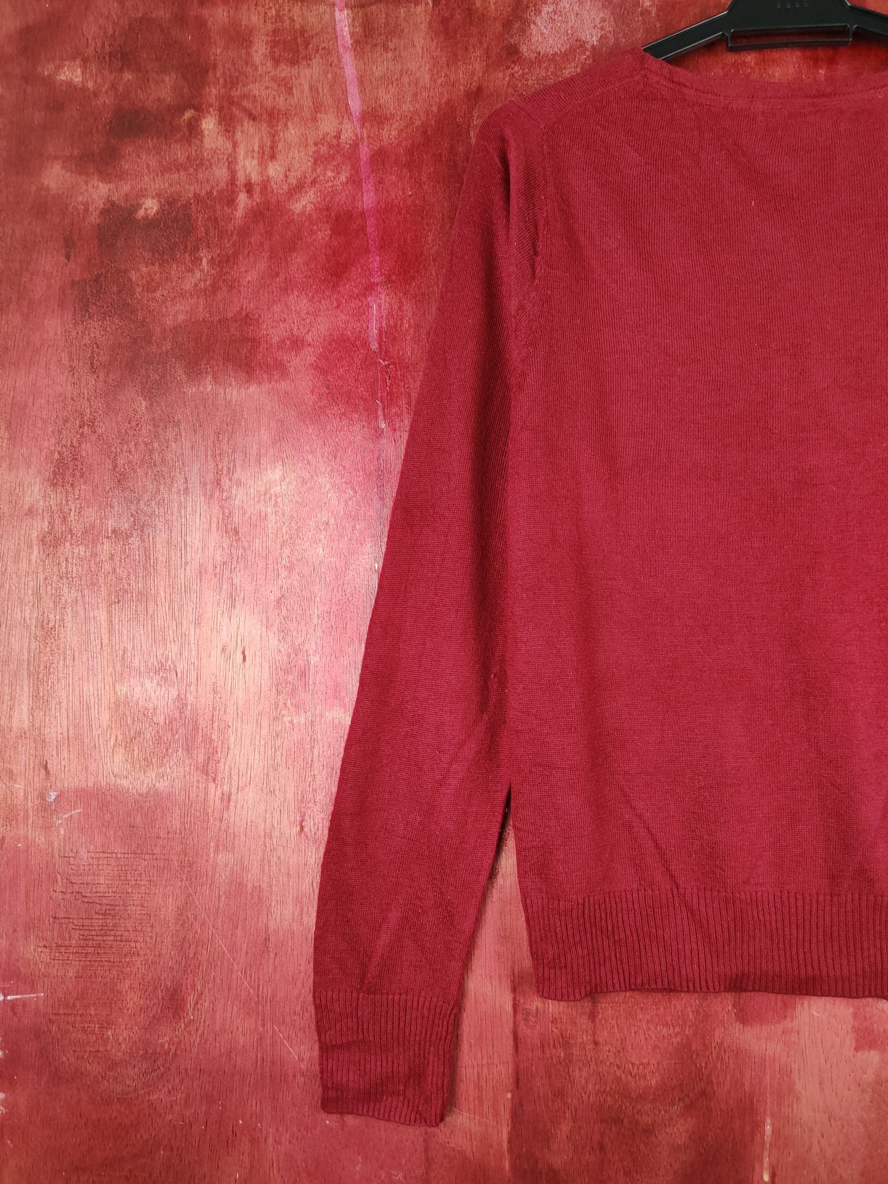 Japanese Brand Chocol Raffine Robe Cherry Red Knitwear Cardigan #S1053 Size M / US 6-8 / IT 42-44 - 8 Thumbnail