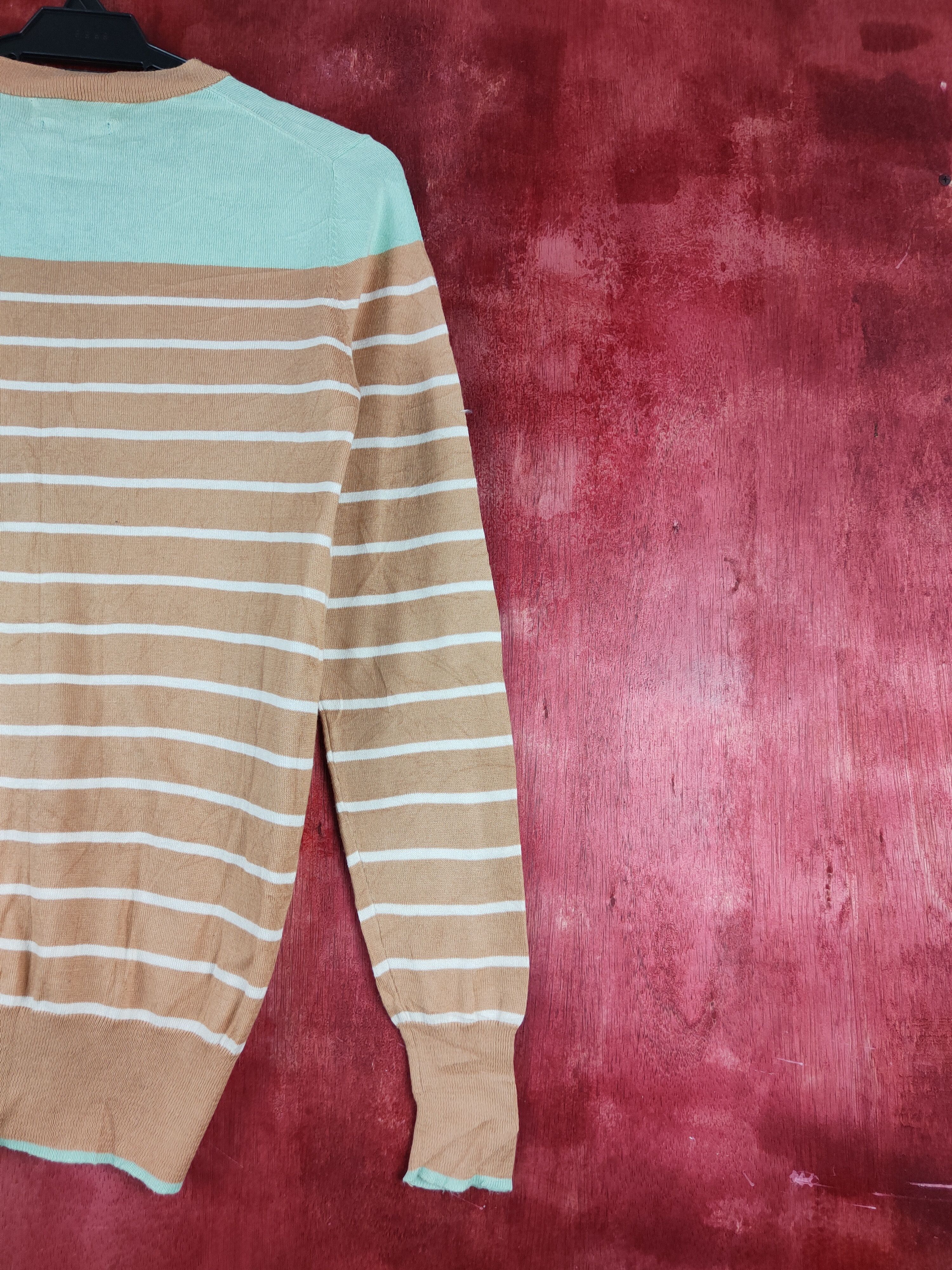 Japanese Brand Ray Beams Brown Knitwear Cardigan #S1054 Size M / US 6-8 / IT 42-44 - 9 Thumbnail