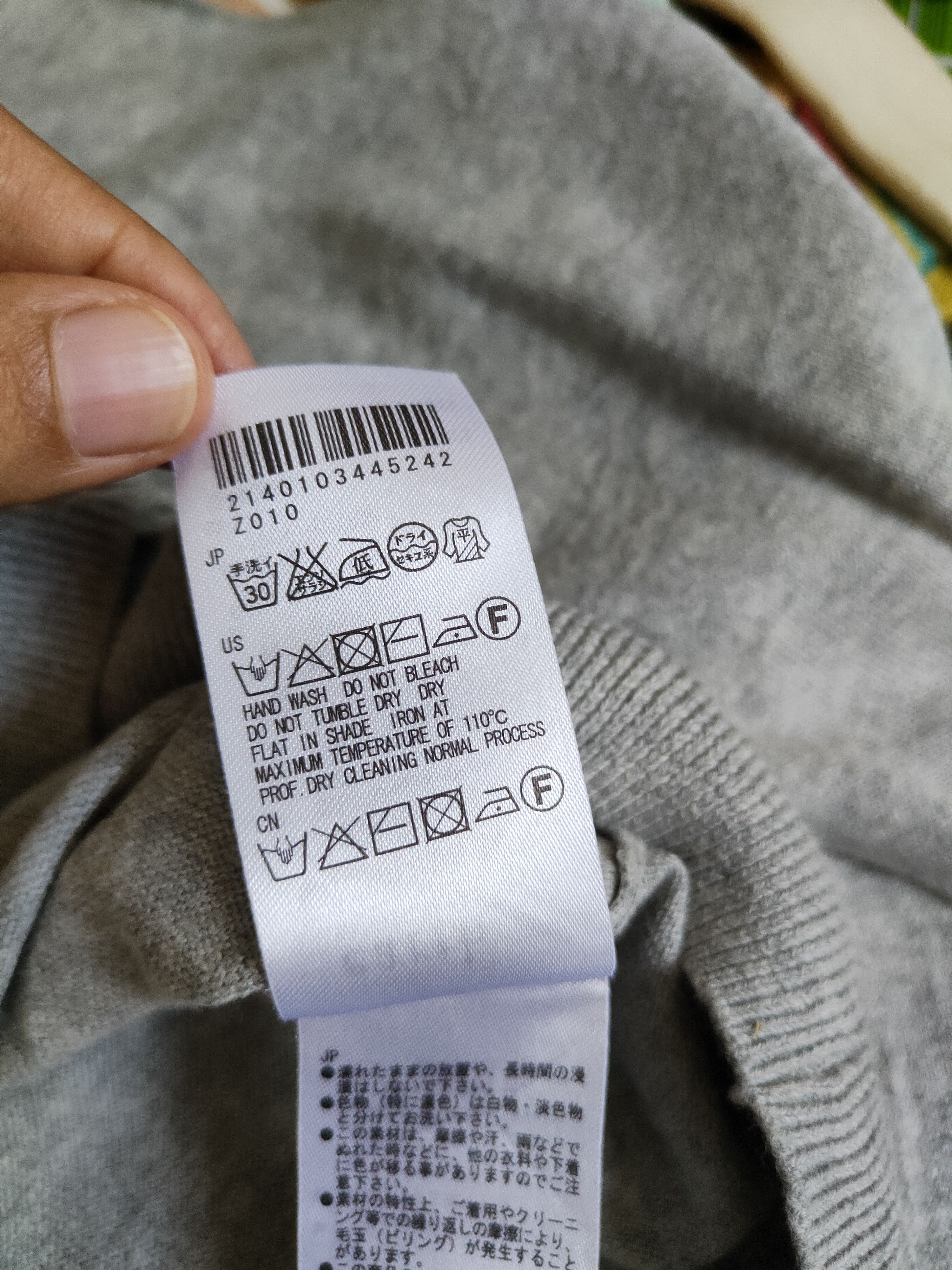 Japanese Brand Earth Music & Ecology Gray Knitwear Cardigan #S1055 Size S / US 4 / IT 40 - 10 Thumbnail