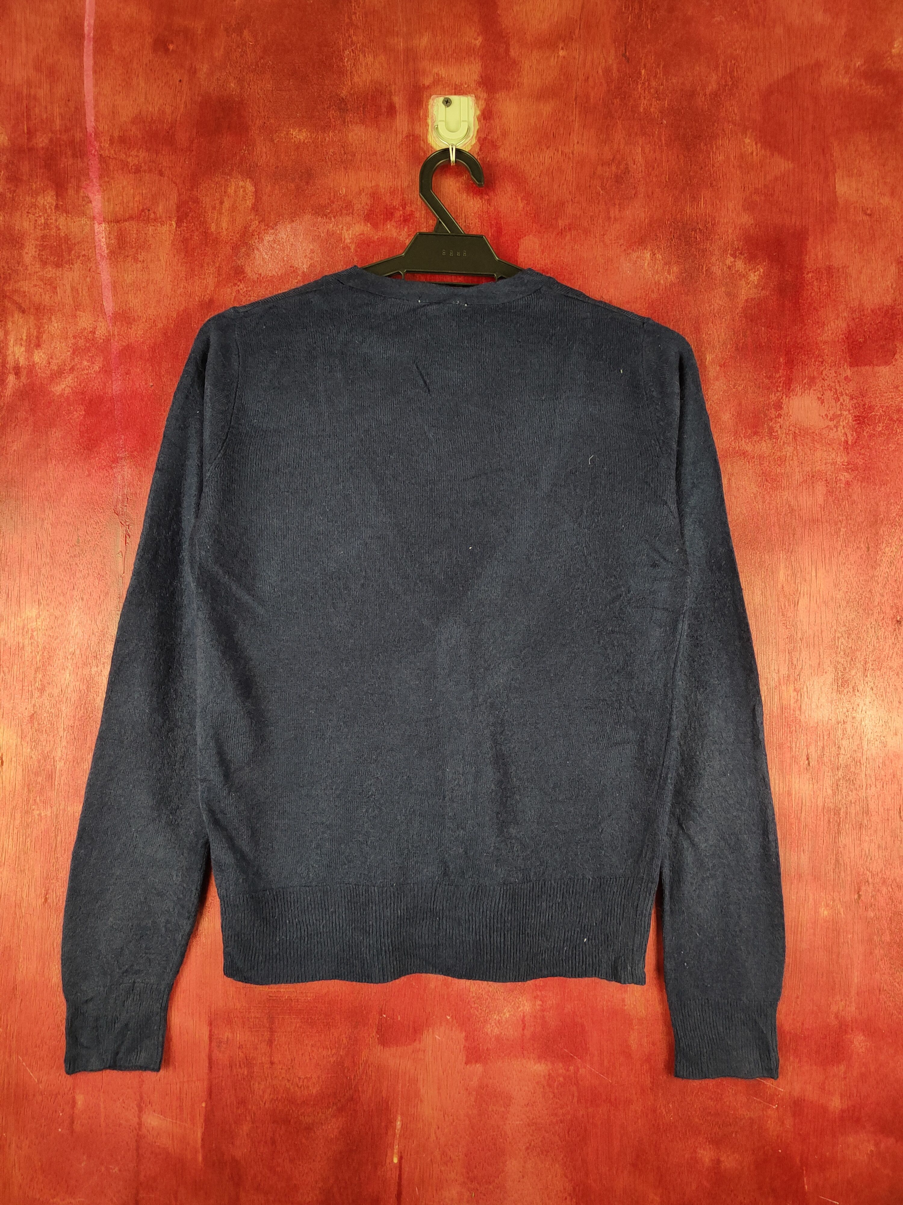 GU GU Navy Knitwear Cardigan vintage #S1057 Size M / US 6-8 / IT 42-44 - 7 Thumbnail
