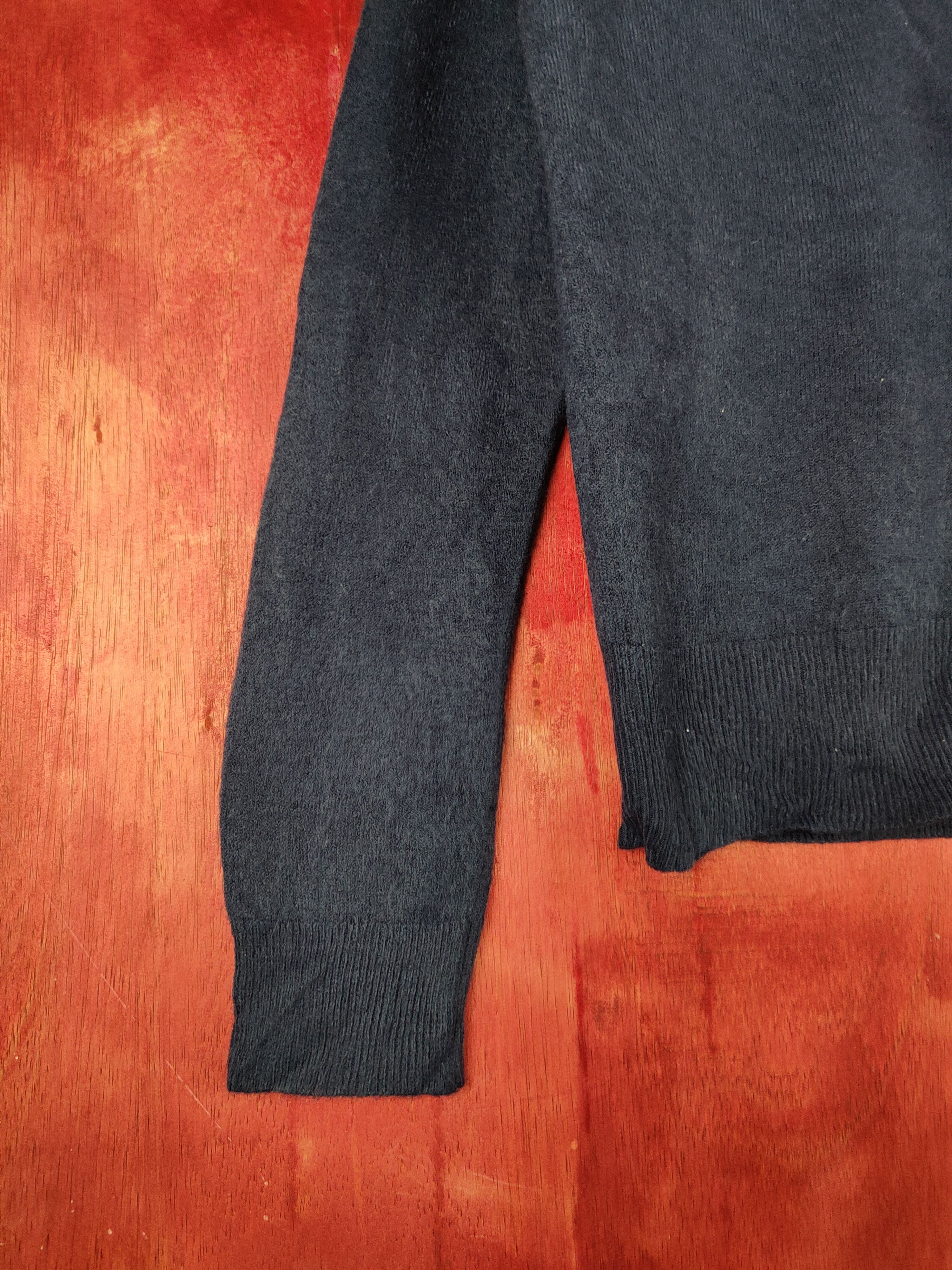 GU GU Navy Knitwear Cardigan vintage #S1057 Size M / US 6-8 / IT 42-44 - 4 Thumbnail