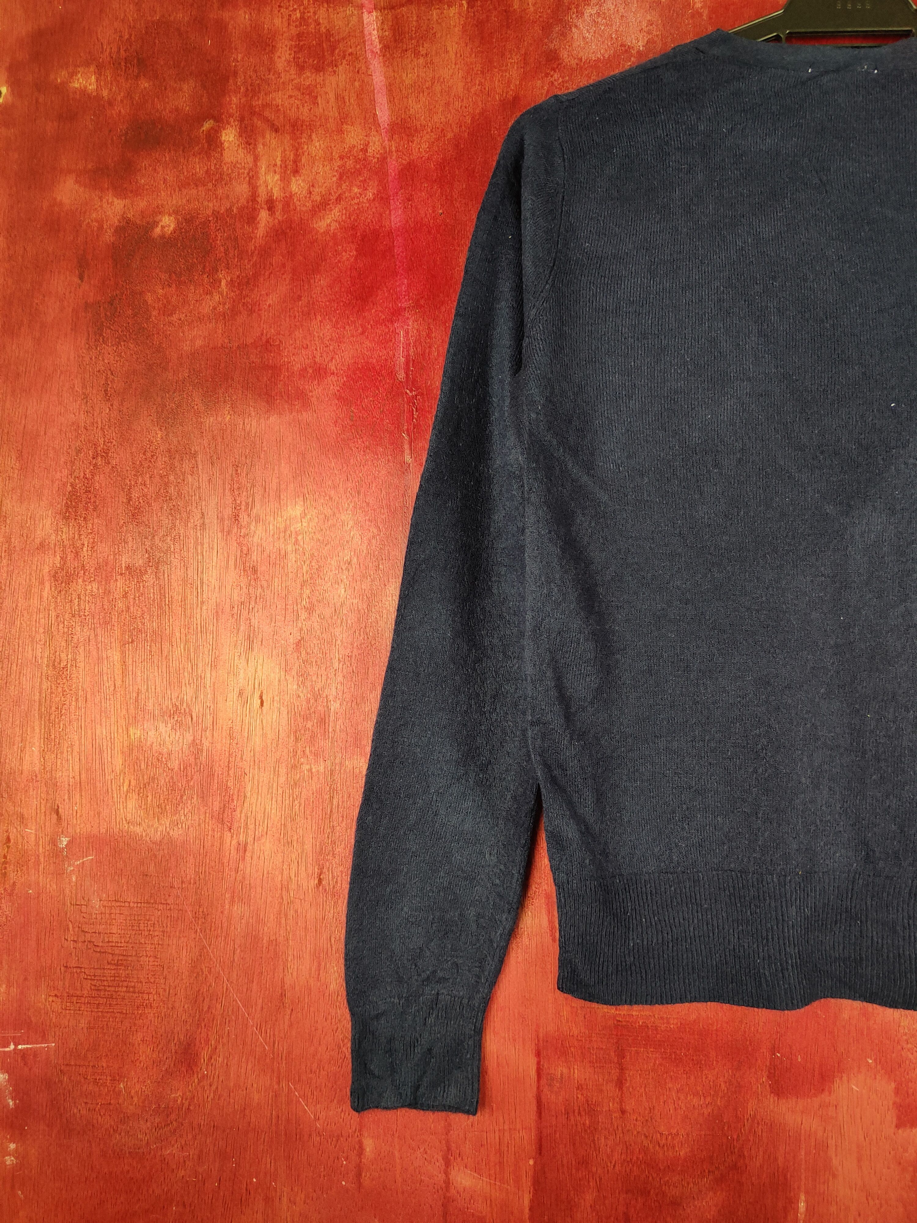 GU GU Navy Knitwear Cardigan vintage #S1057 Size M / US 6-8 / IT 42-44 - 8 Thumbnail