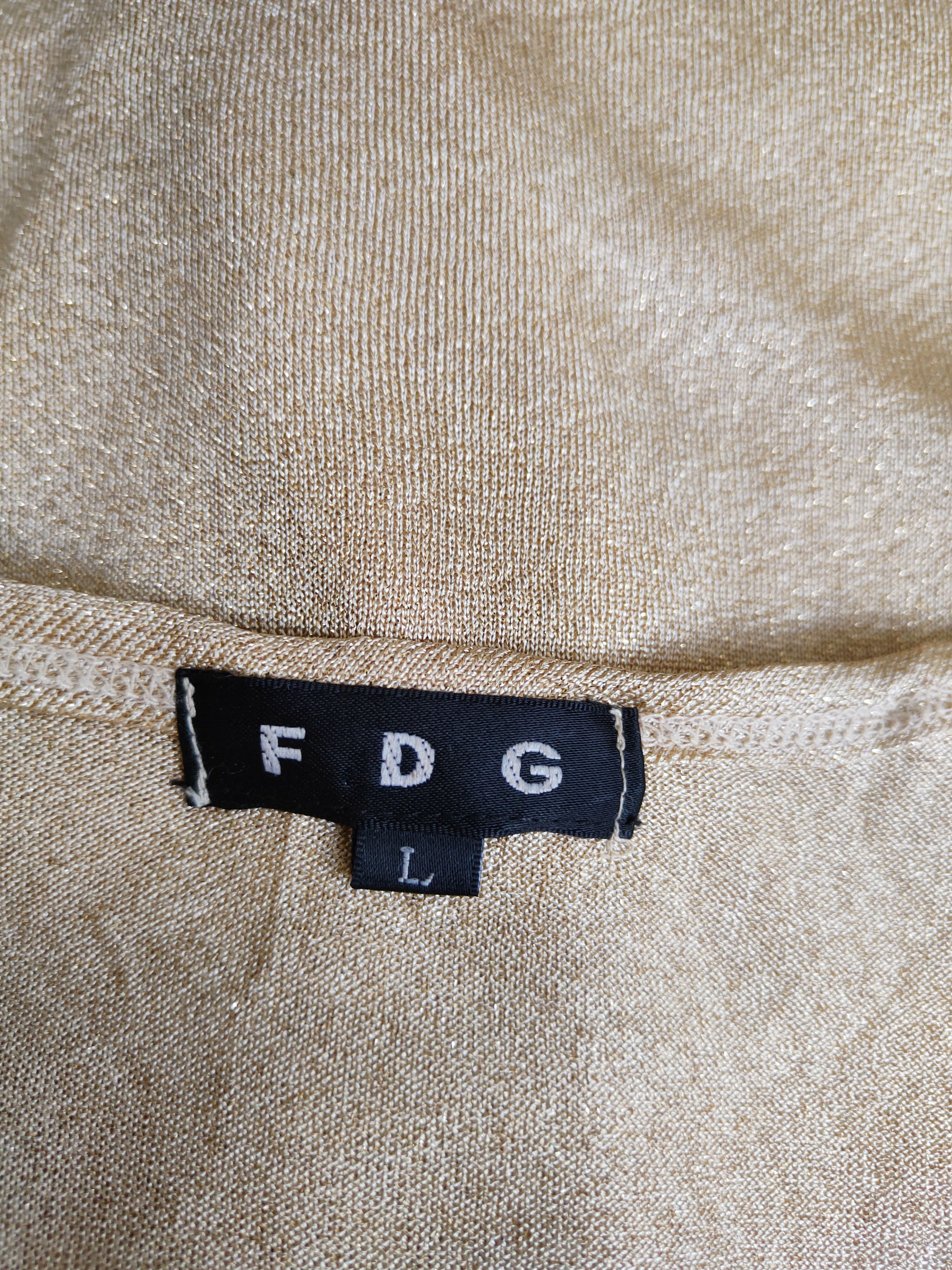 Japanese Brand × Vintage FDG Gold Shining Cardigan #S1059 Size M / US 6-8 / IT 42-44 - 11 Thumbnail
