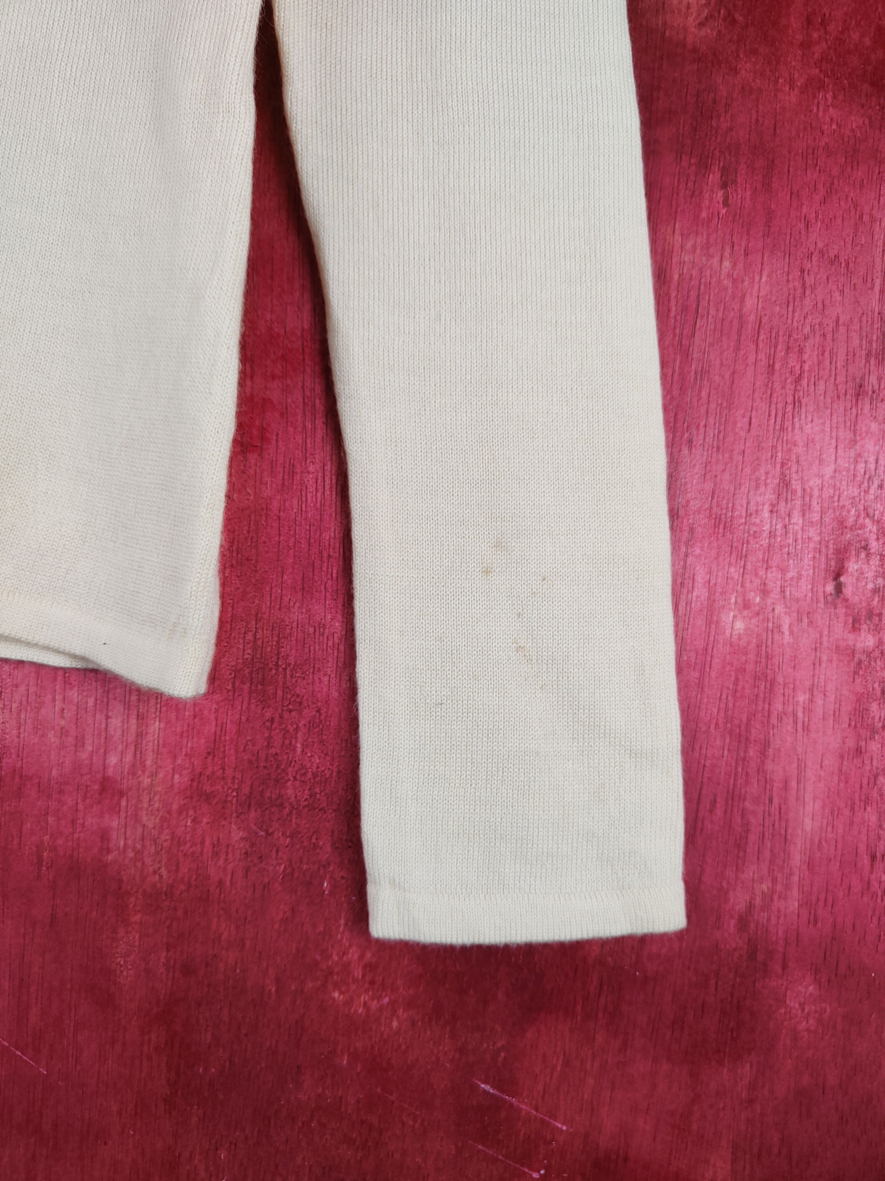 Japanese Brand Elle Planete Cream Knitwear Cardigan #S1060 Size S / US 4 / IT 40 - 6 Thumbnail