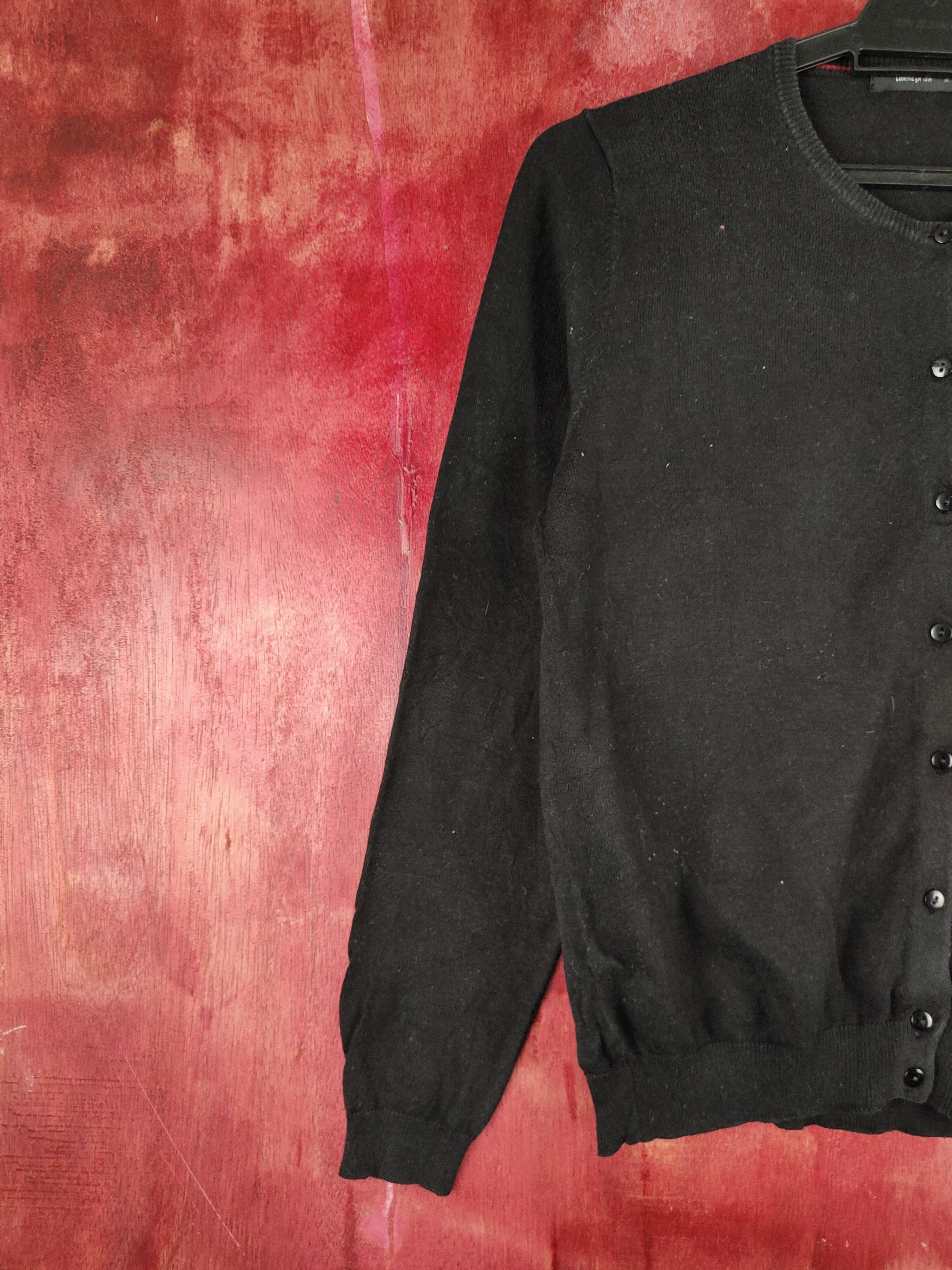 Comme Ca Ism Comme Ça Ism Black Knitwear Cardigan #S1061 Size M / US 6-8 / IT 42-44 - 3 Thumbnail