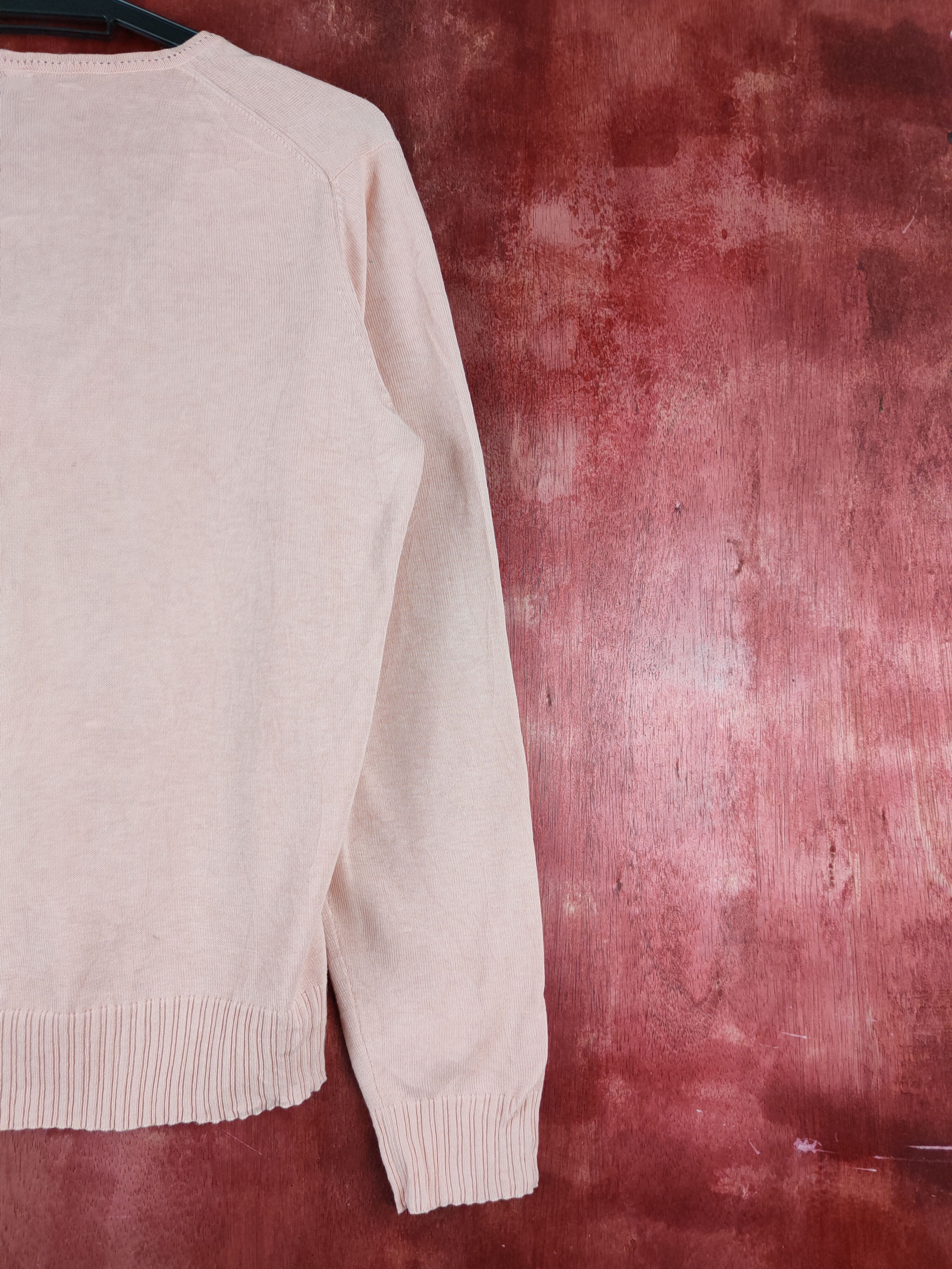 Japanese Brand × Uniqlo Uniqlo Peach Knitwear Cardigan vintage japan #S1063 Size L / US 10 / IT 46 - 9 Thumbnail