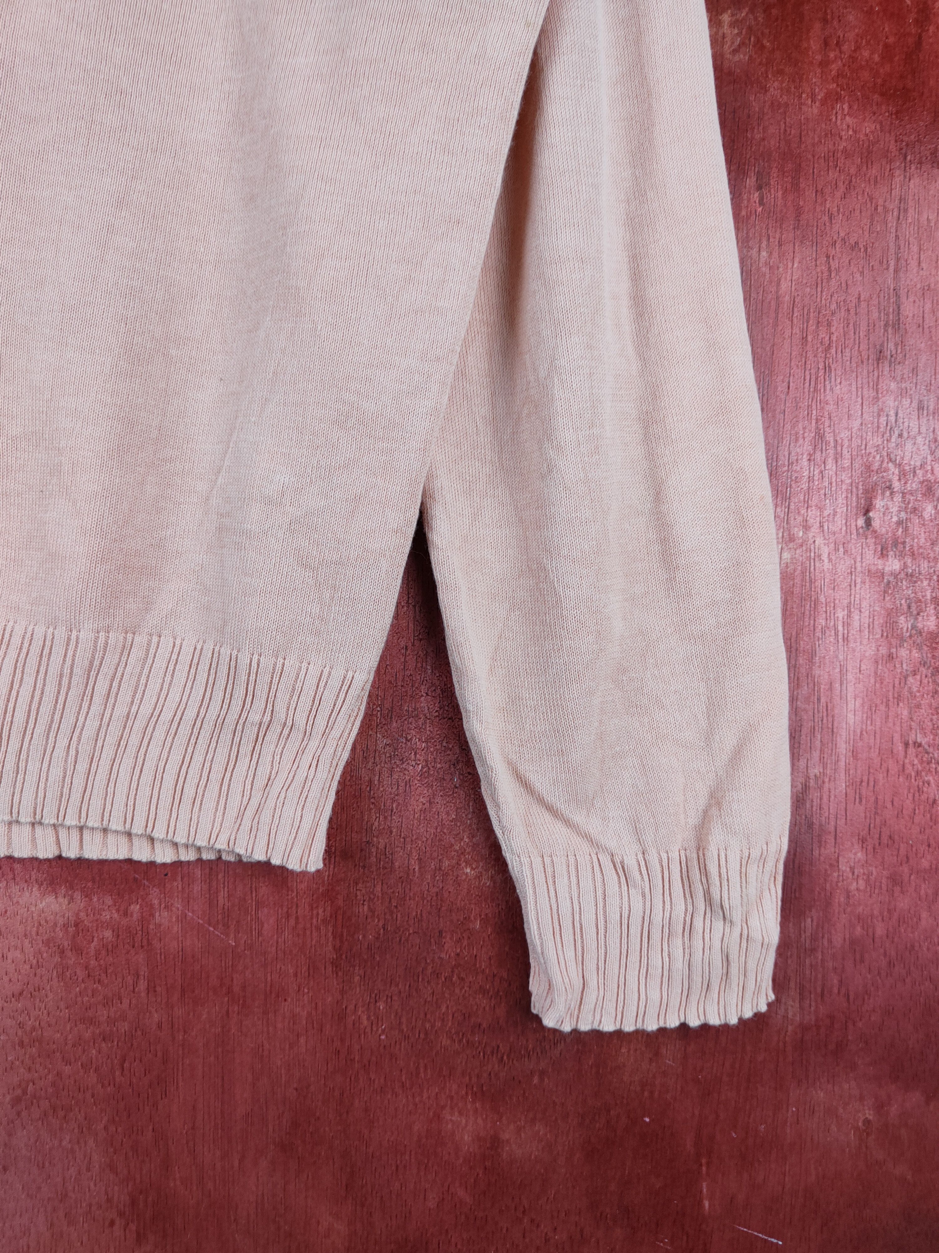 Japanese Brand × Uniqlo Uniqlo Peach Knitwear Cardigan vintage japan #S1063 Size L / US 10 / IT 46 - 6 Thumbnail