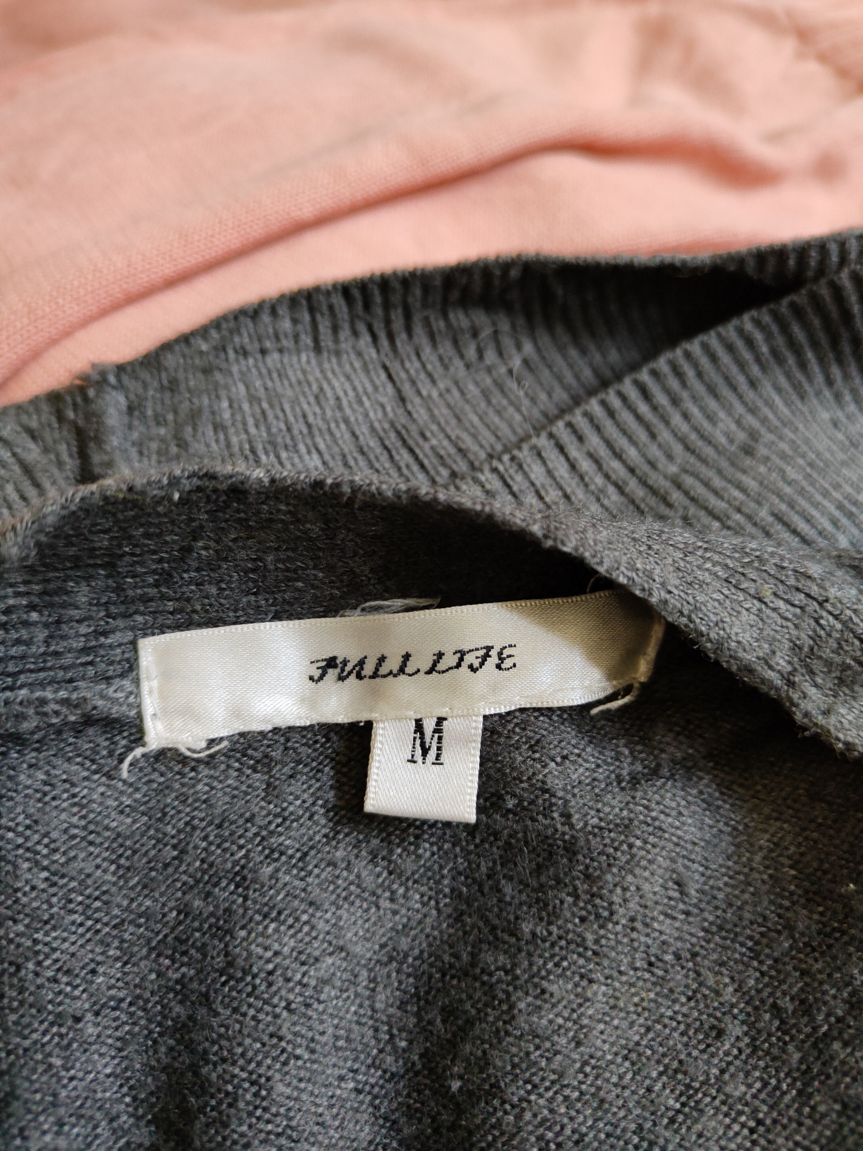 Japanese Brand Full Lite Dark Gray Knitwear Cardigan #S1064 Size M / US 6-8 / IT 42-44 - 11 Thumbnail